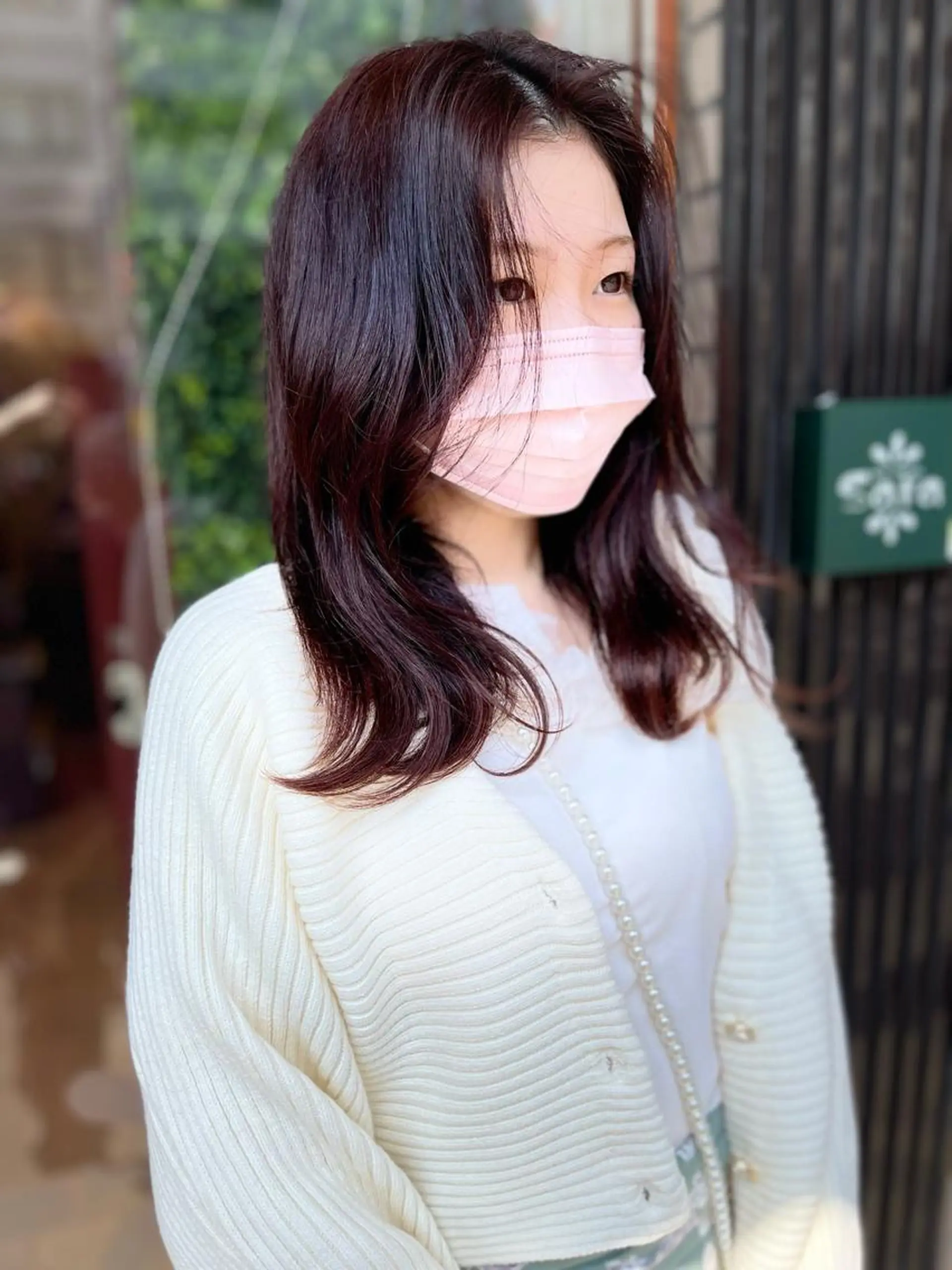 セミロング 🇰🇷韓国ヘア 🇰🇷ナミユウのヘアスタイル