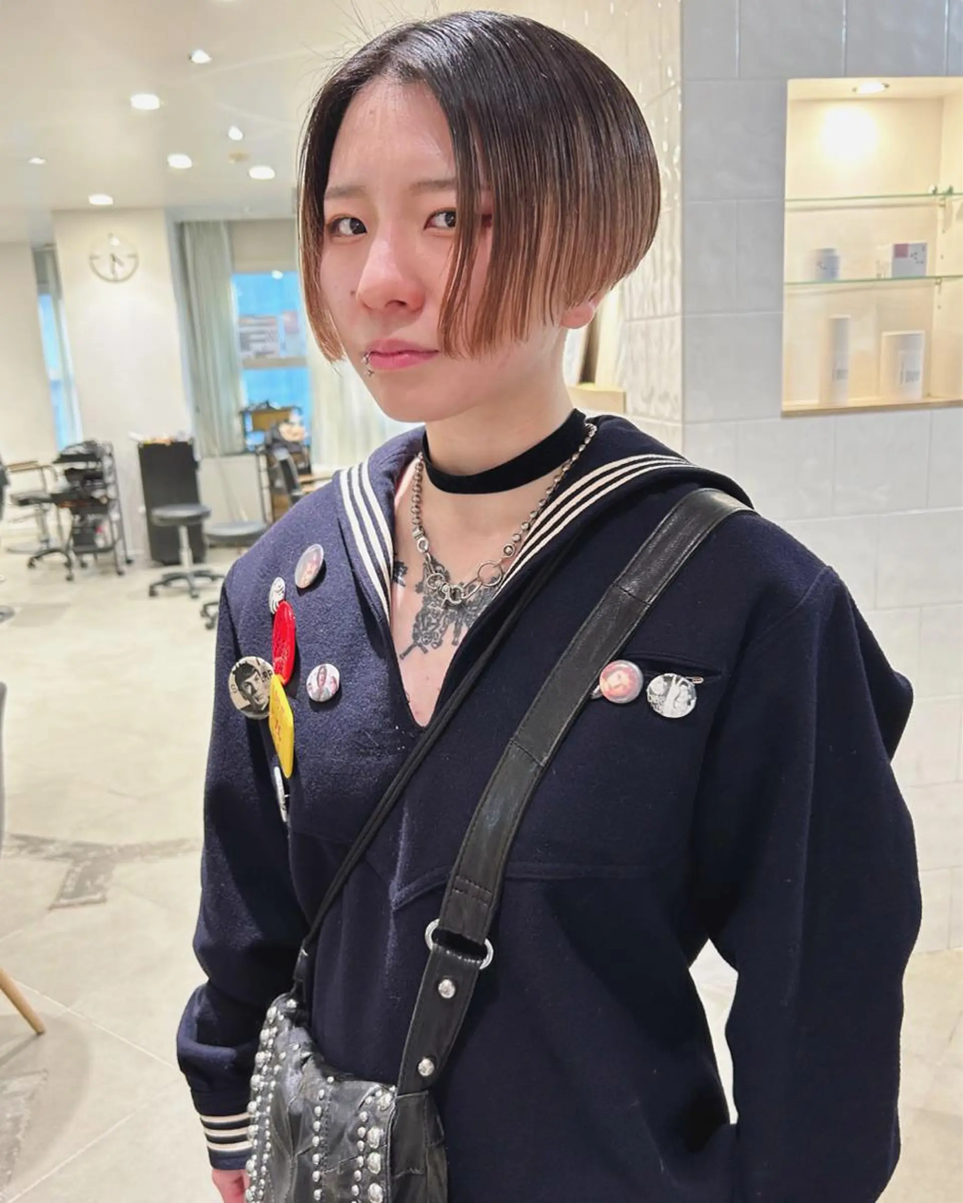 ショート ショートヘア カット トリートメント Loom.所属・村上雅人 ナチュラルモードのヘアスタイル