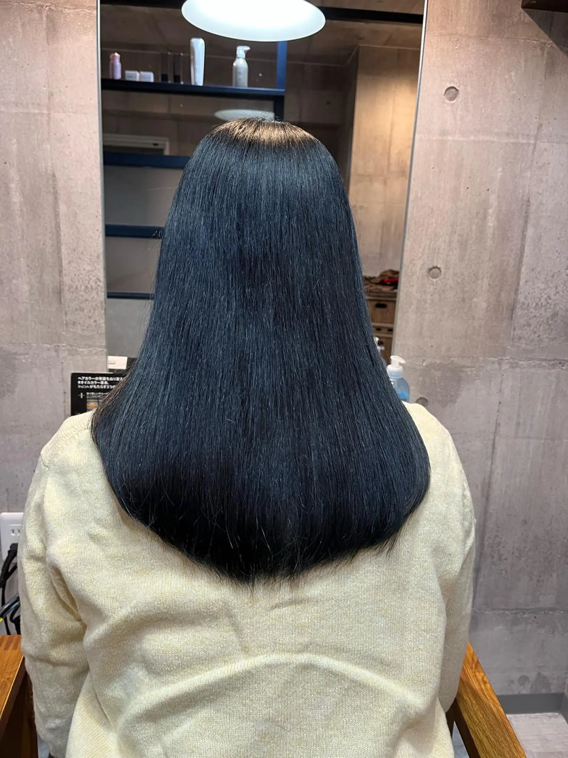 ロング カラー 黒髪 ブルーカラー ブルーブラック 🎀髪質改善 そら🎀のヘアスタイル