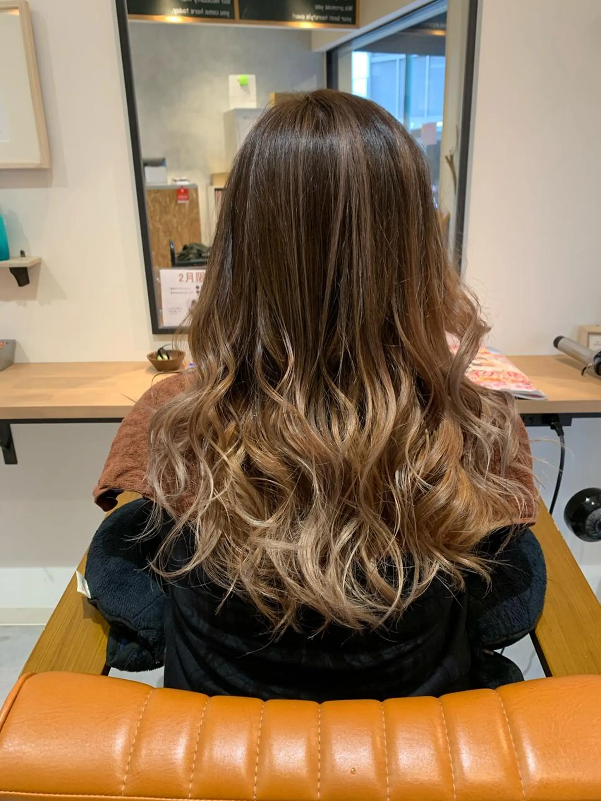 ロング カラー 森田 尚貴のヘアスタイル