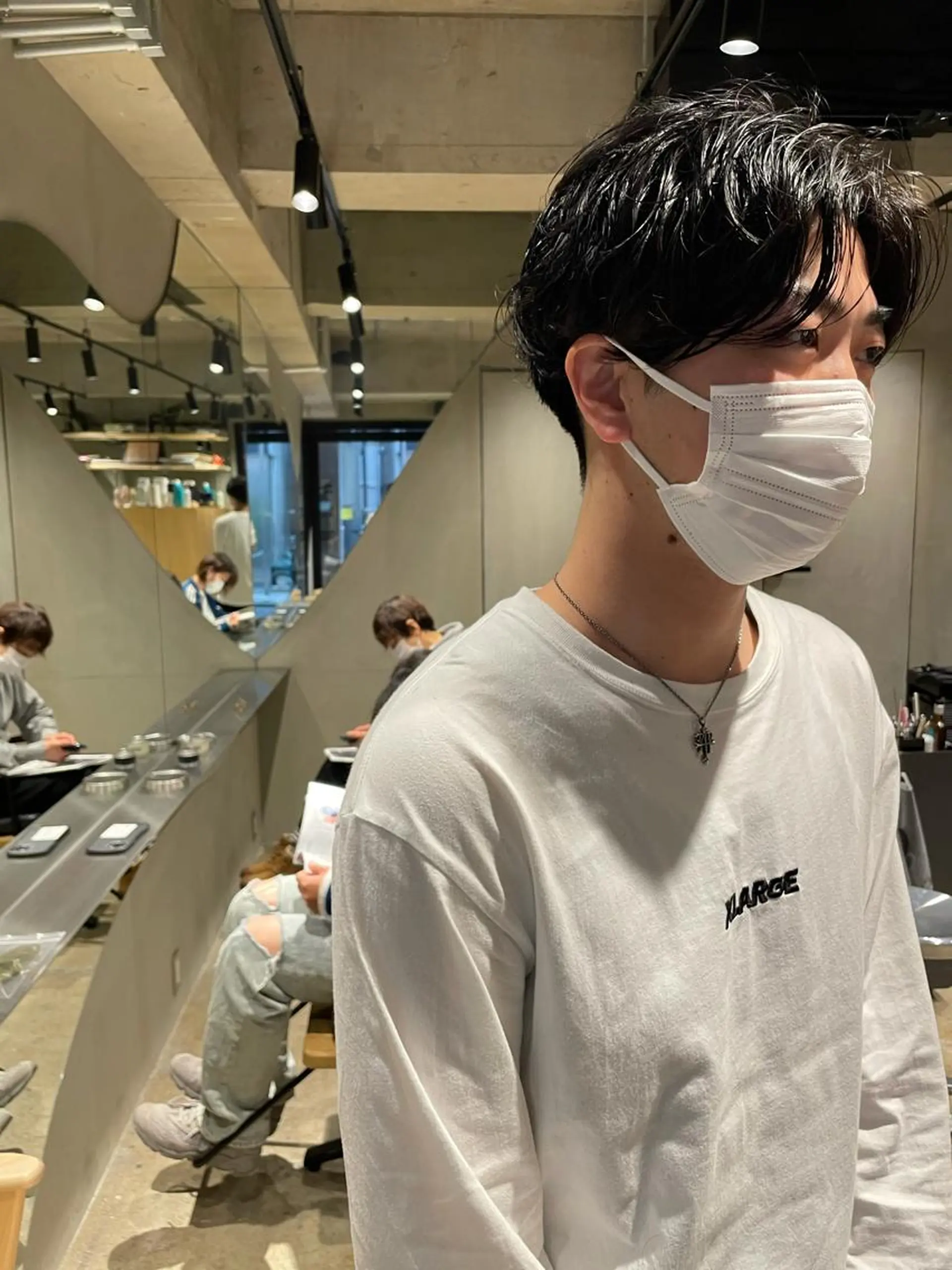 メンズ マッシュ メンズパーマ カット パーマ 🌈圧倒的デザイン パーマ　関和希のヘアスタイル