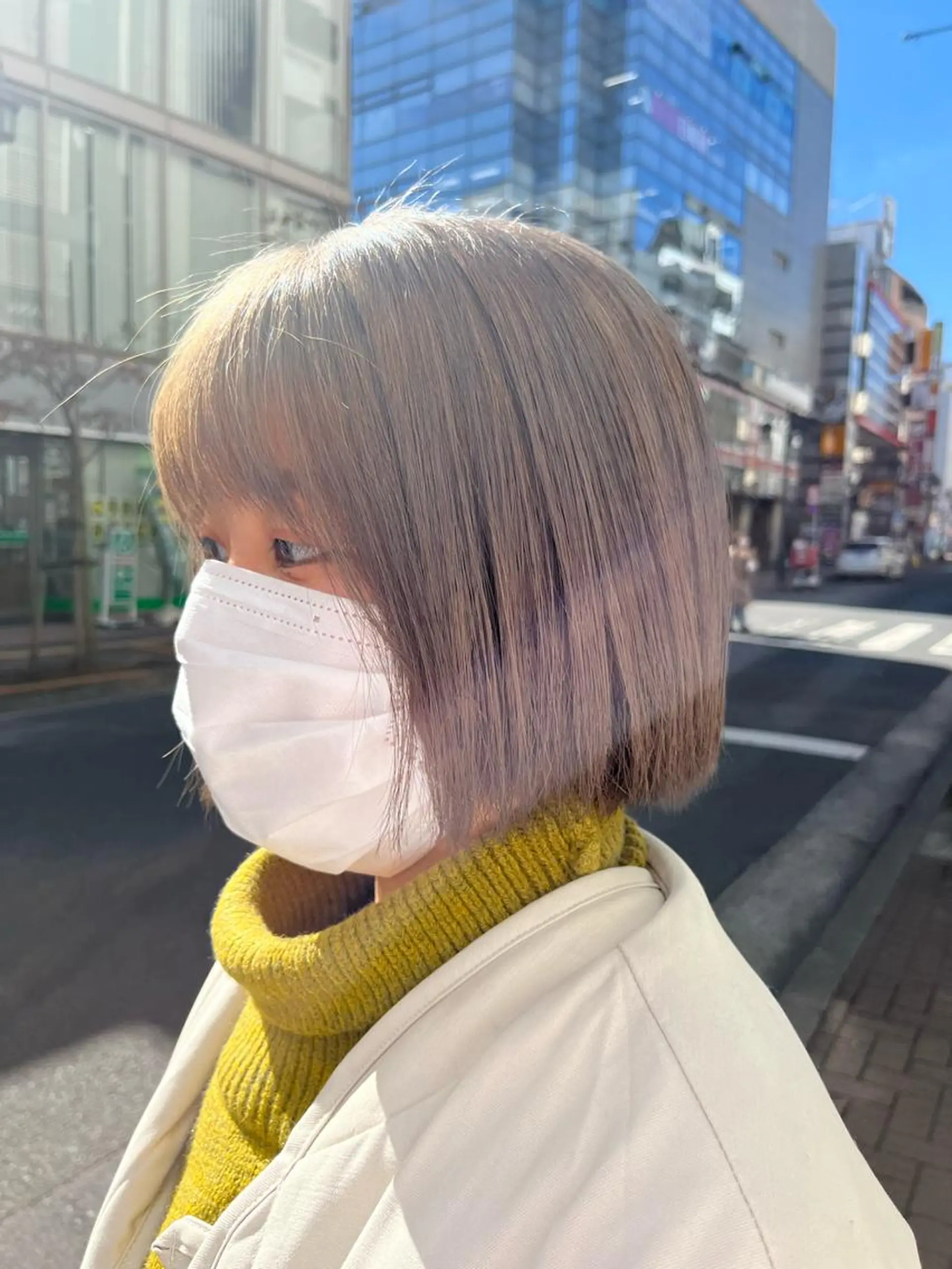 ショート カラー 💖デザインカラー/ タダ ハナカ💖のヘアスタイル