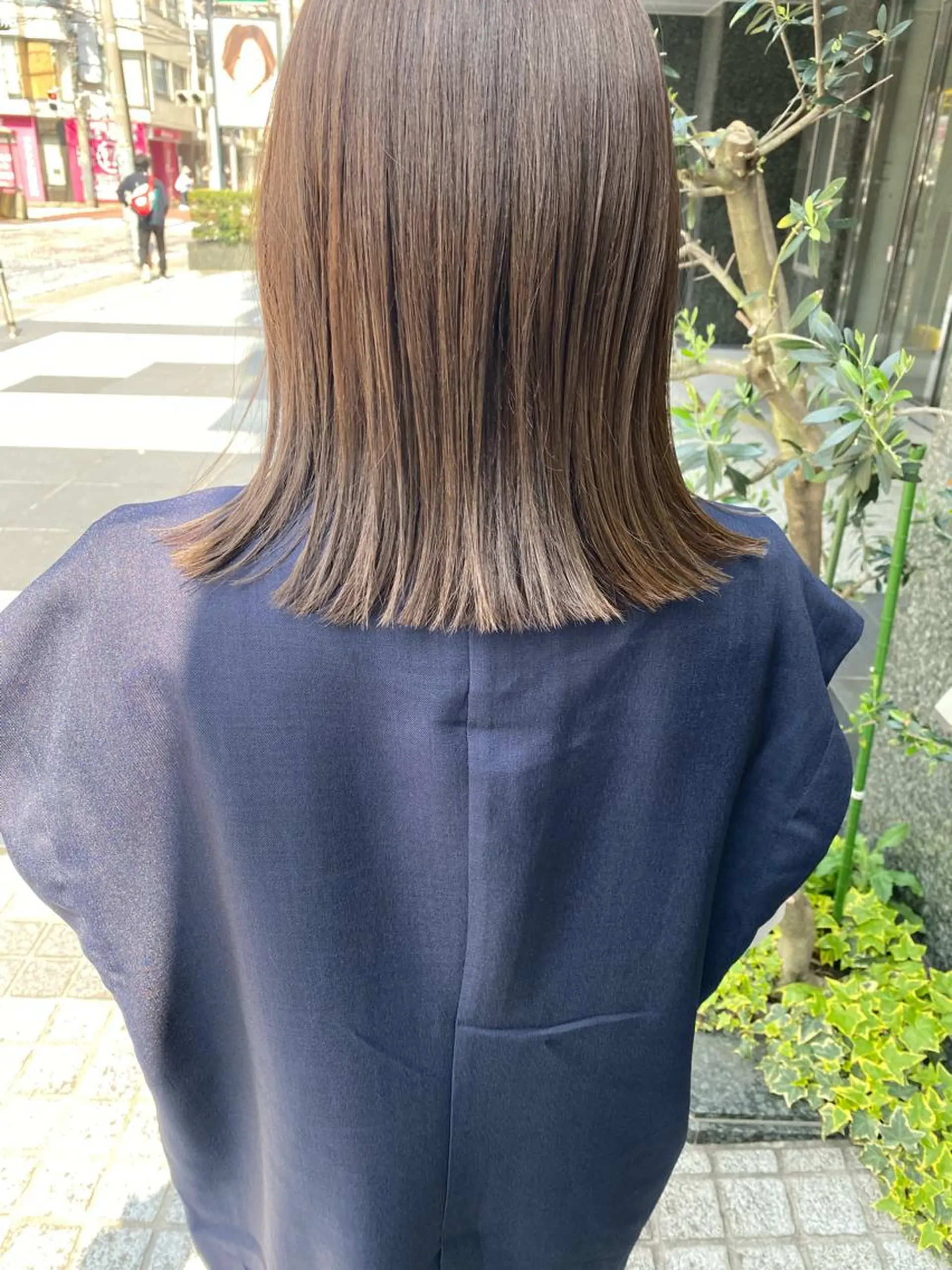 ミディアム カラー カット ヘアカラー トリートメント ✴︎まえた さやか✴︎のヘアスタイル