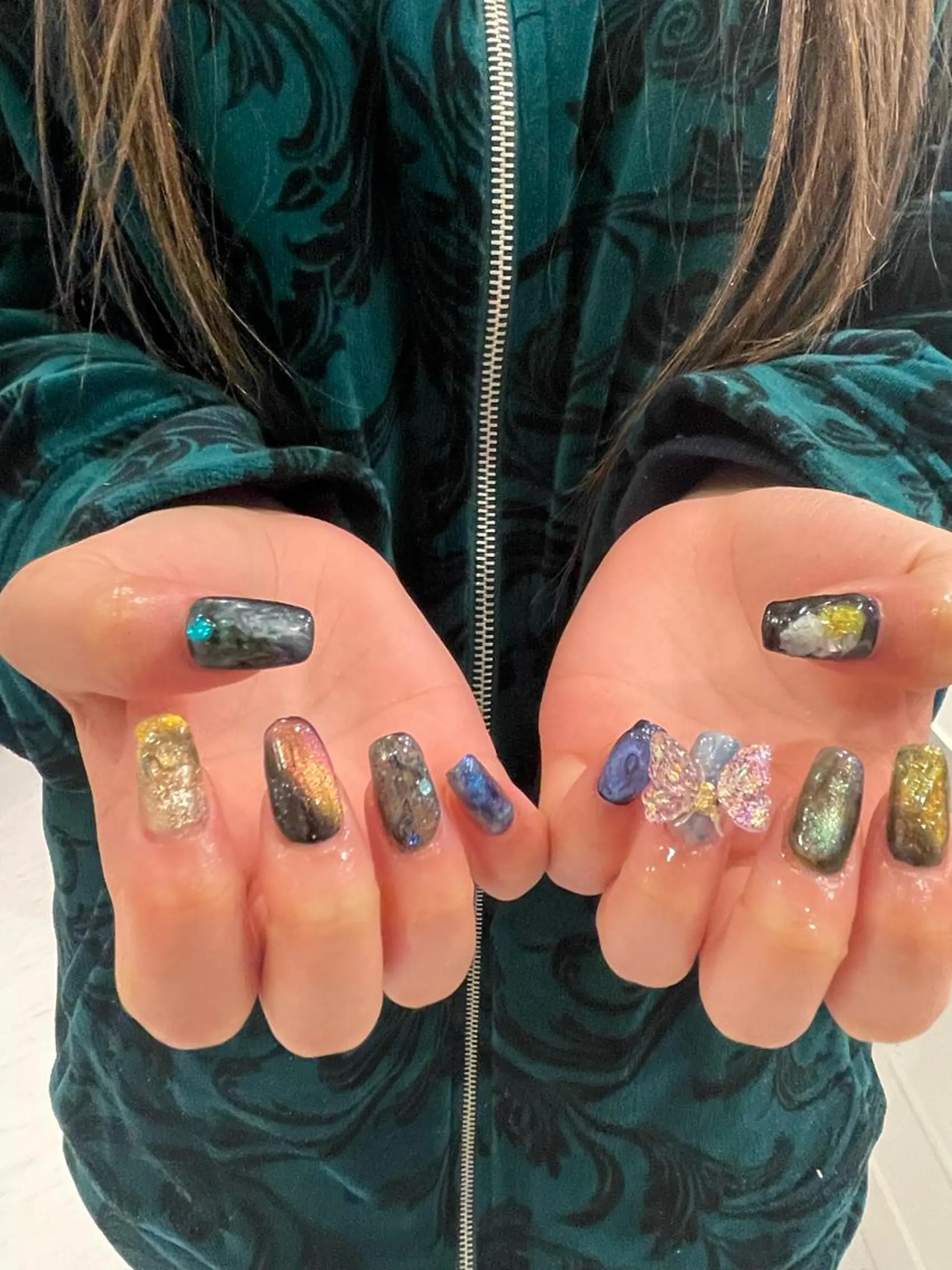 ネイル 束感まつ毛/ネイル/ LED♥KIRARAのマツエク・マツパデザイン