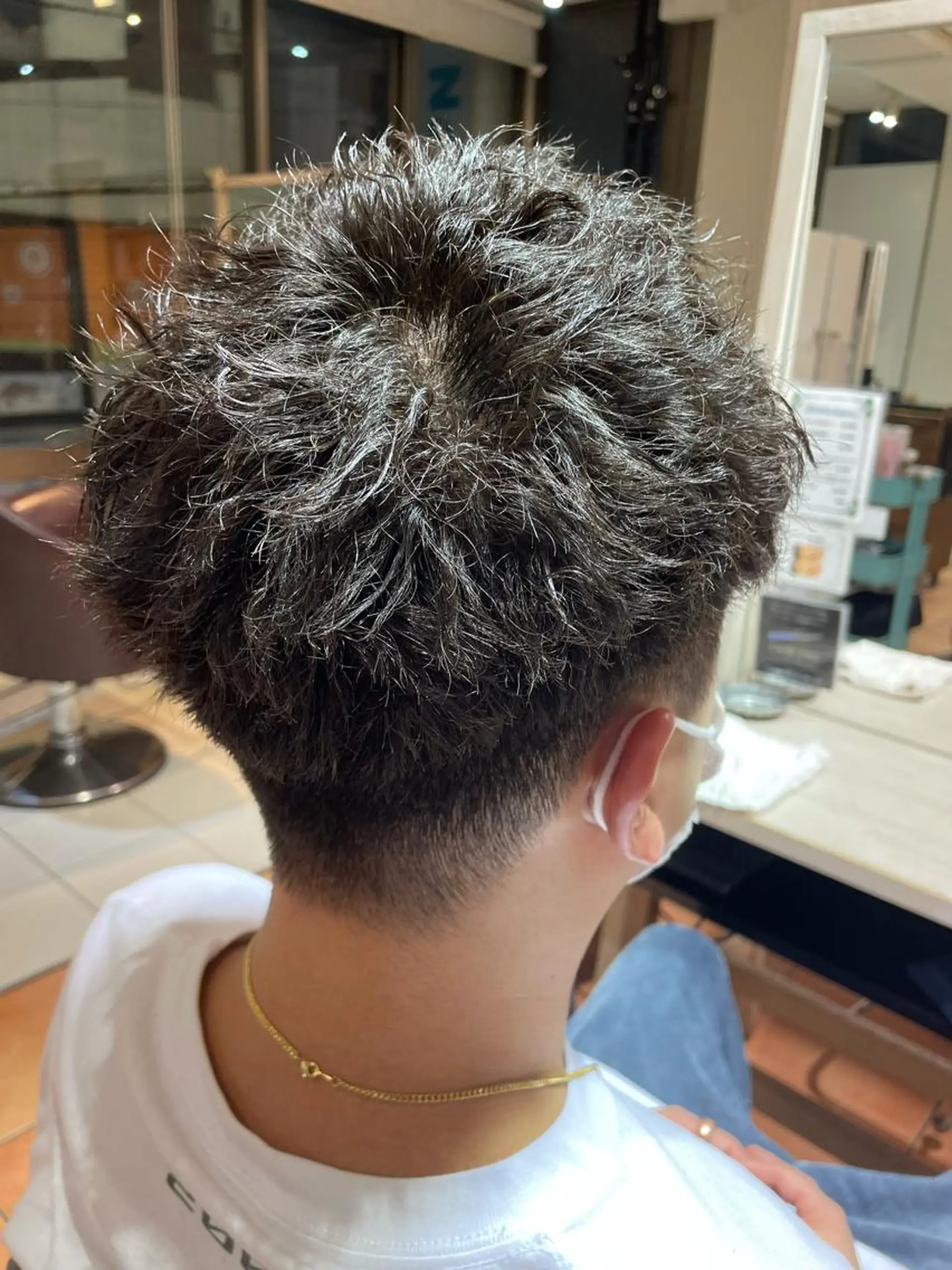 ショート パーマ メンズ 辻堂メンズ特化 YU-YAのヘアスタイル