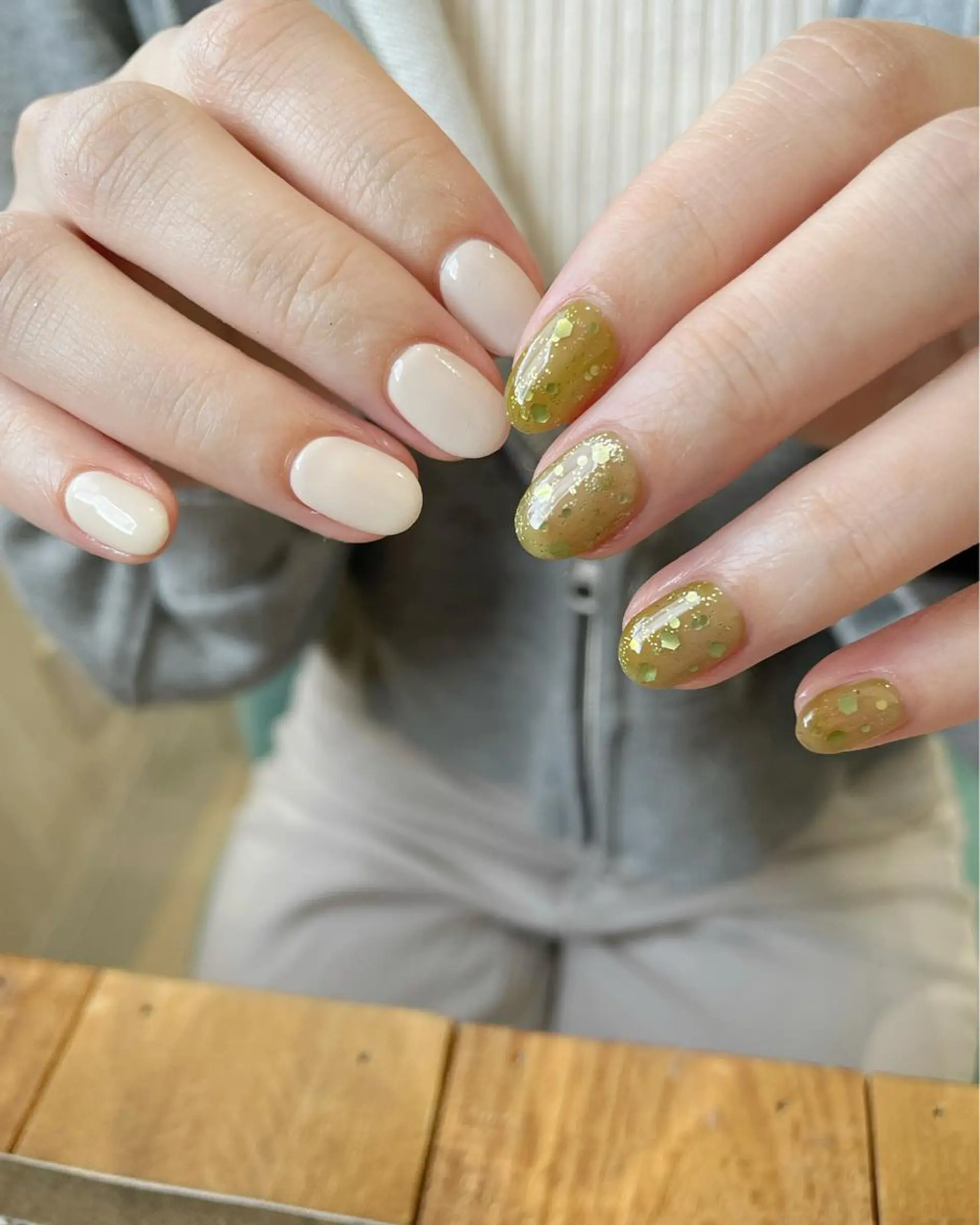 ネイル ワンカラーネイル ハンドネイル 久田 悠佳のネイルデザイン