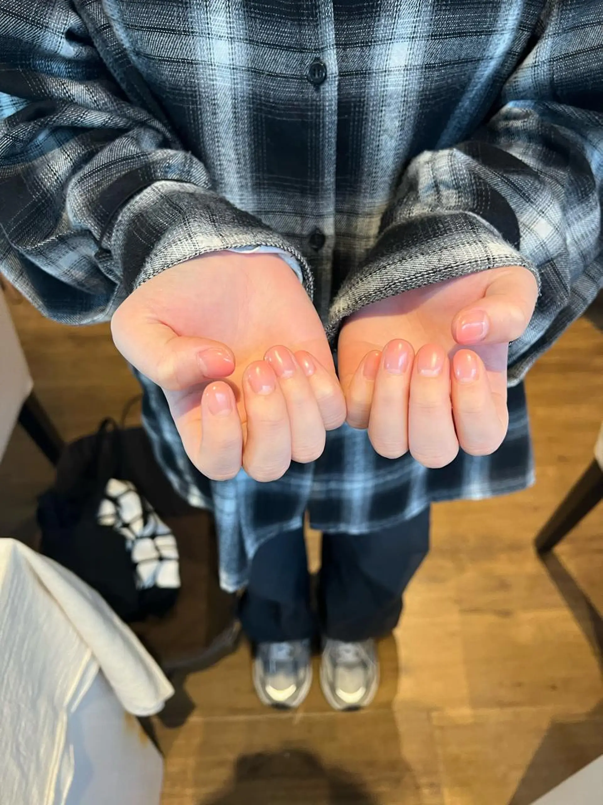 ネイル グラデーション オフィスネイル 春ネイル omamori kyokoのネイルデザイン