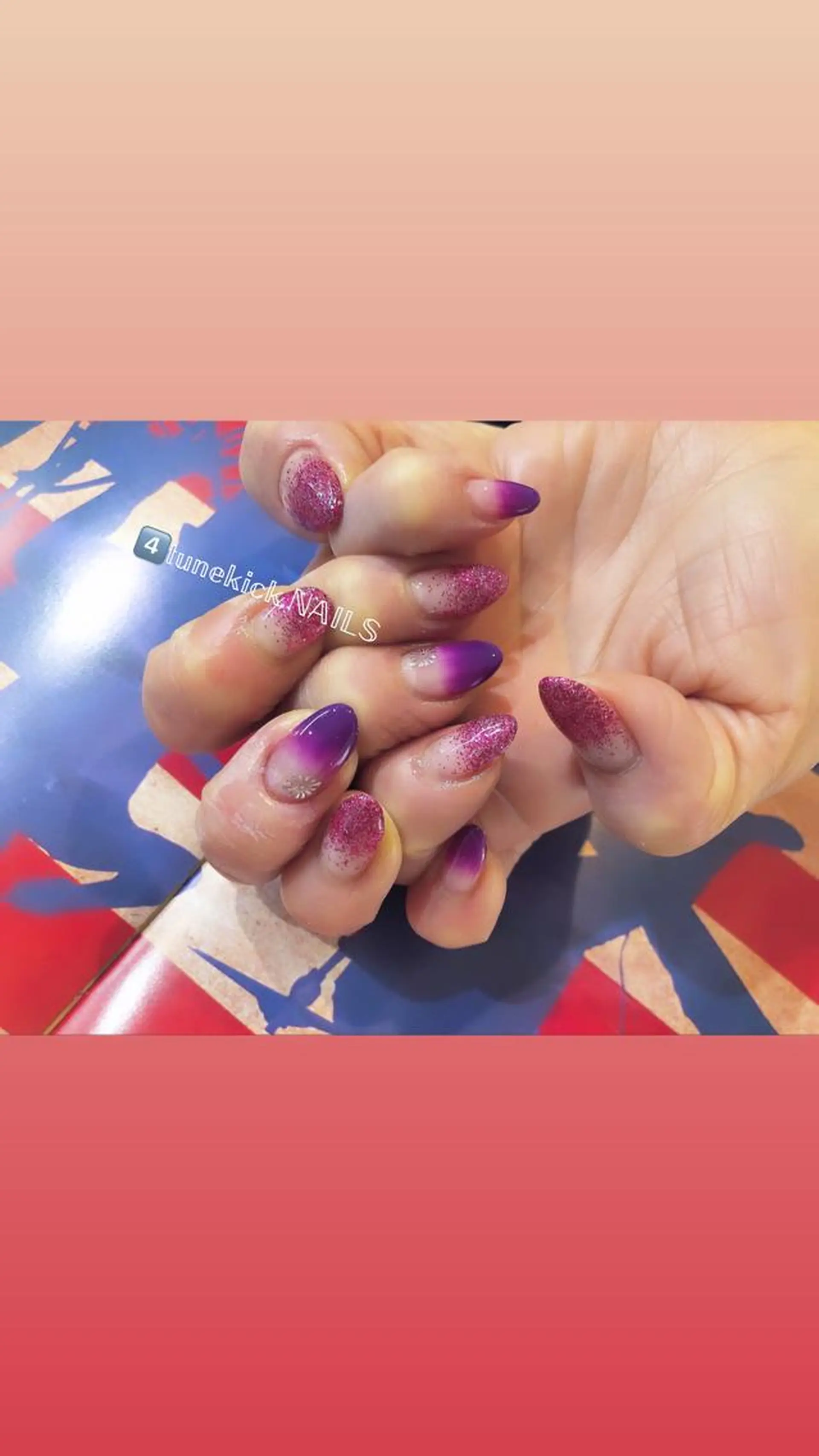 ネイル 4tunekick NAILS(フォーチュンキックネイルズ)所属・光森 淳子のネイルデザイン
