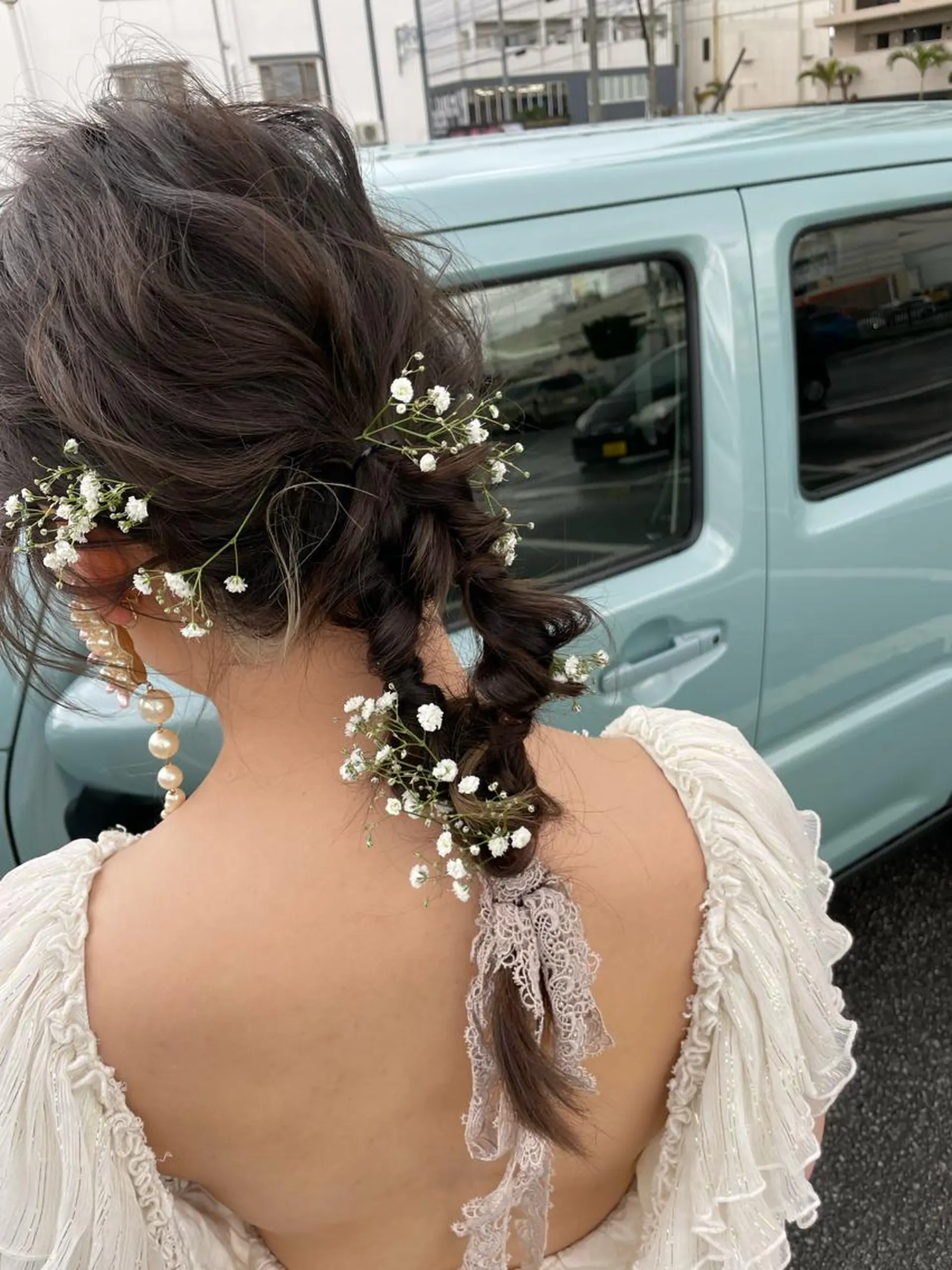 ヘアアレンジ WHITE EYE 浦添所属・ヘアメイク acoのヘアスタイル