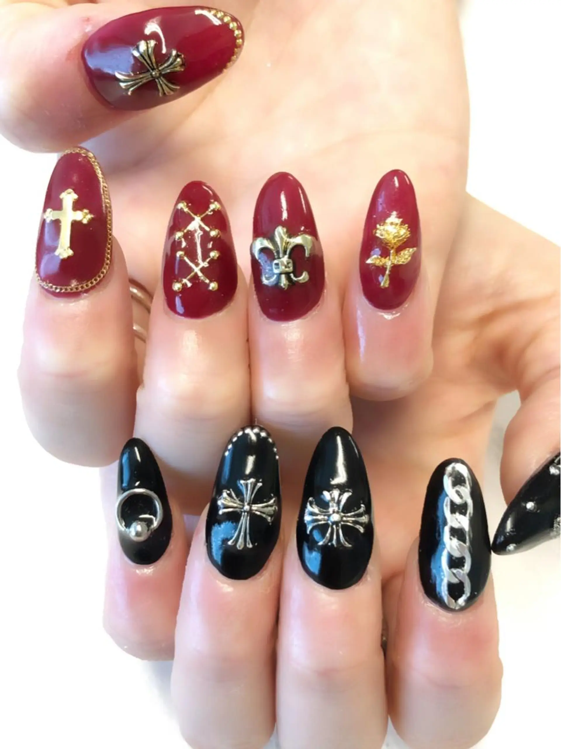 カラー ネイル スカルプネイル KIREIE NAILSのネイルデザイン