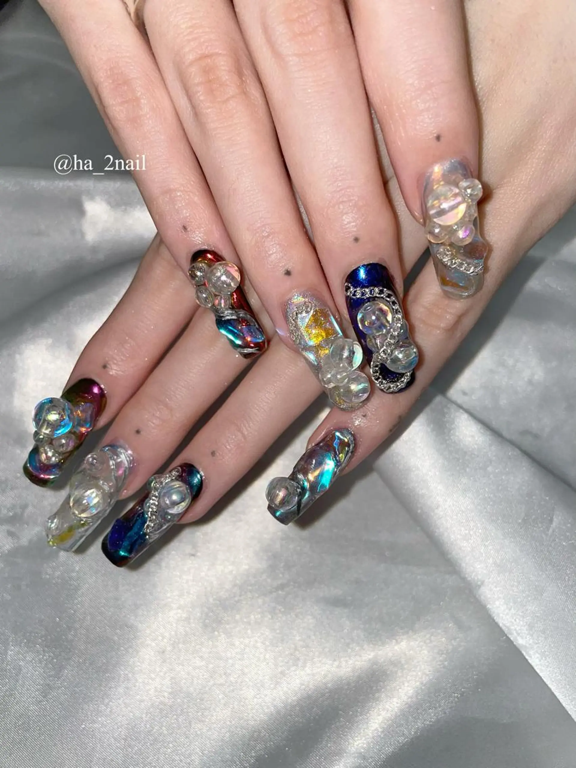 ネイル NAIL and EYELASH ALPHA.所属・ALPHA. 姫繇のネイルデザイン