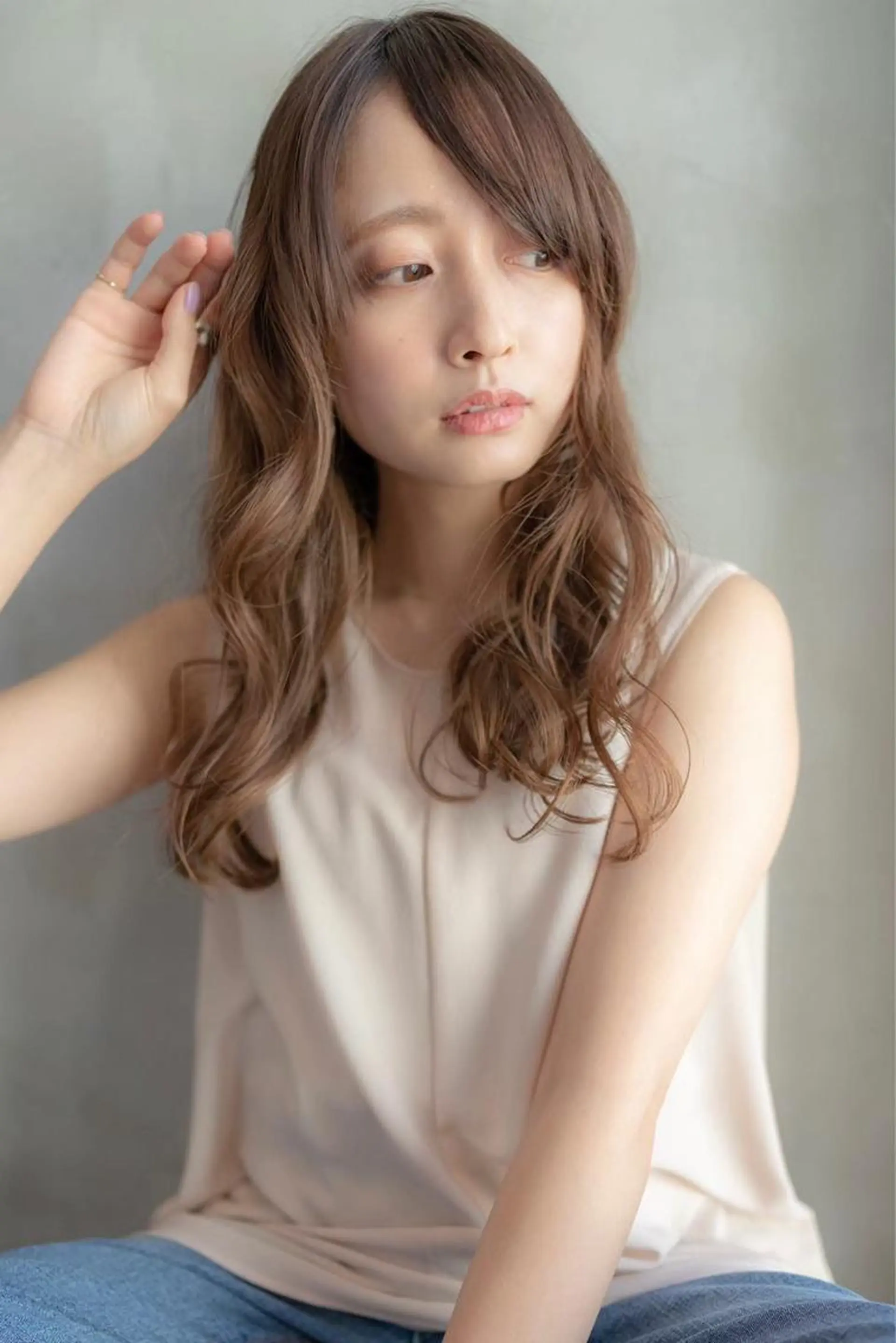 ロング カラー 透明感カラー Moana by HEADLIGHT 武蔵小杉店 【モアナ バイ ヘッドライト】所属・大森 勝馬のヘアスタイル