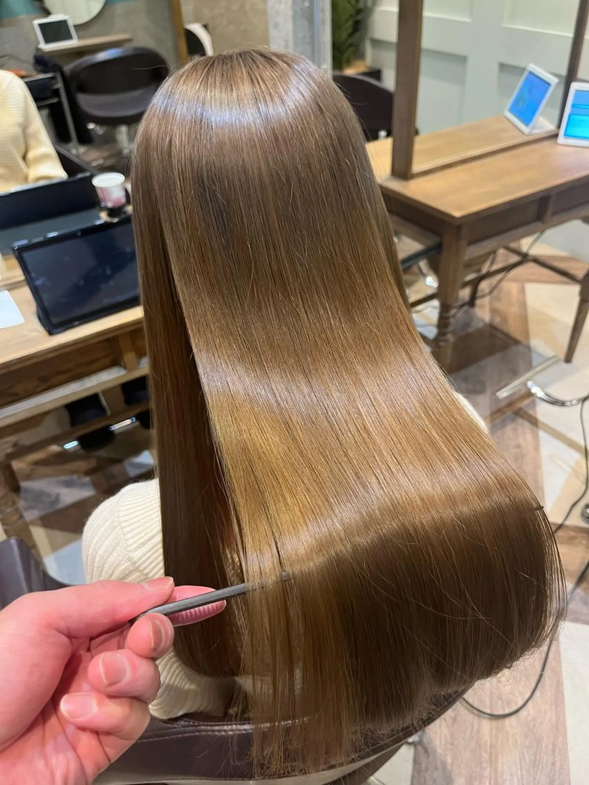 ロング 髪質改善 トリートメント 酸性ストレート N.G.S(ナージス)所属・🌟髪質改善/艶髪 /透明感🌟RYOのヘアスタイル