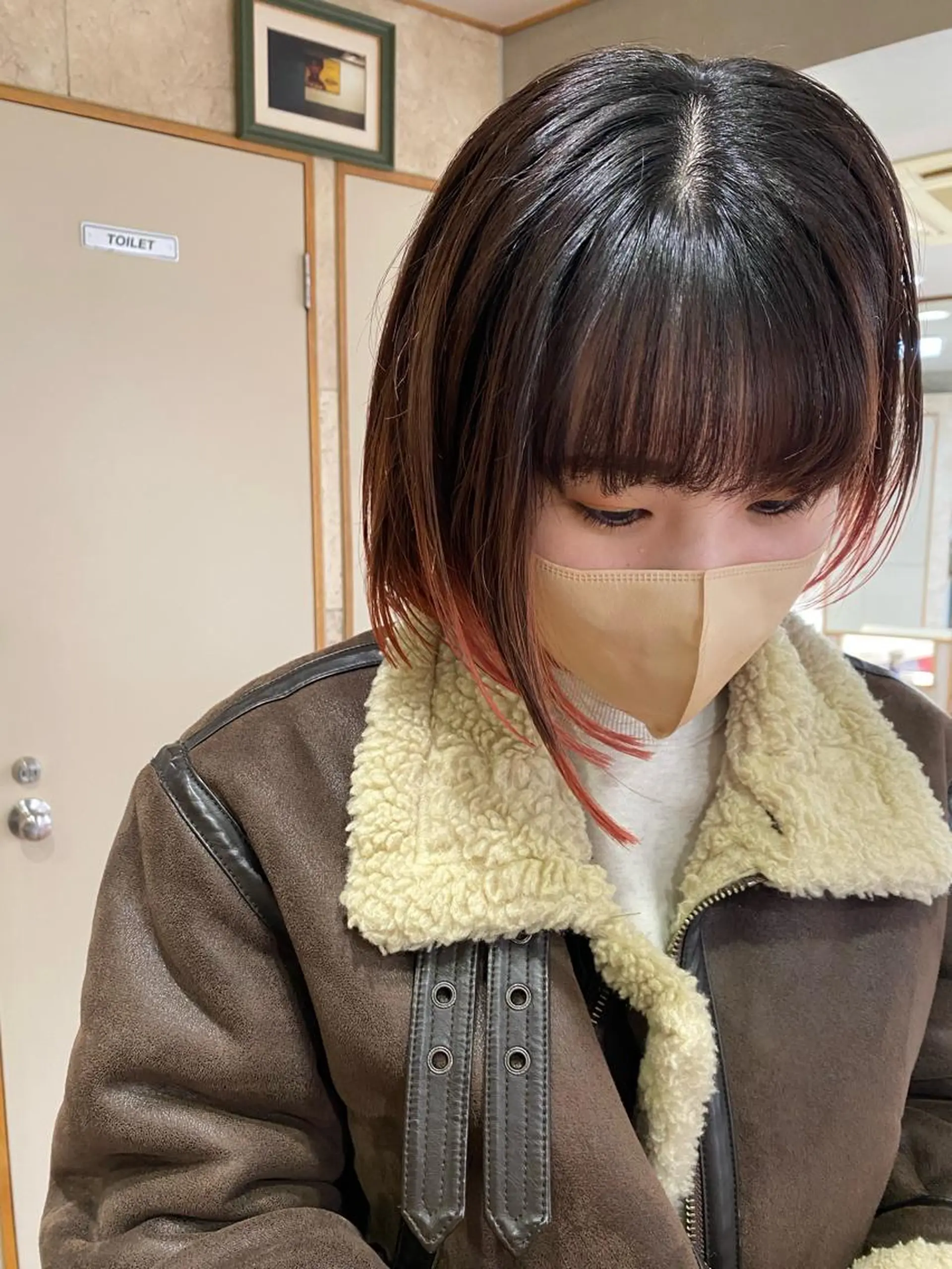 ミディアム カット ヘアカラー LIBRO所属・Moca 〰️のヘアスタイル