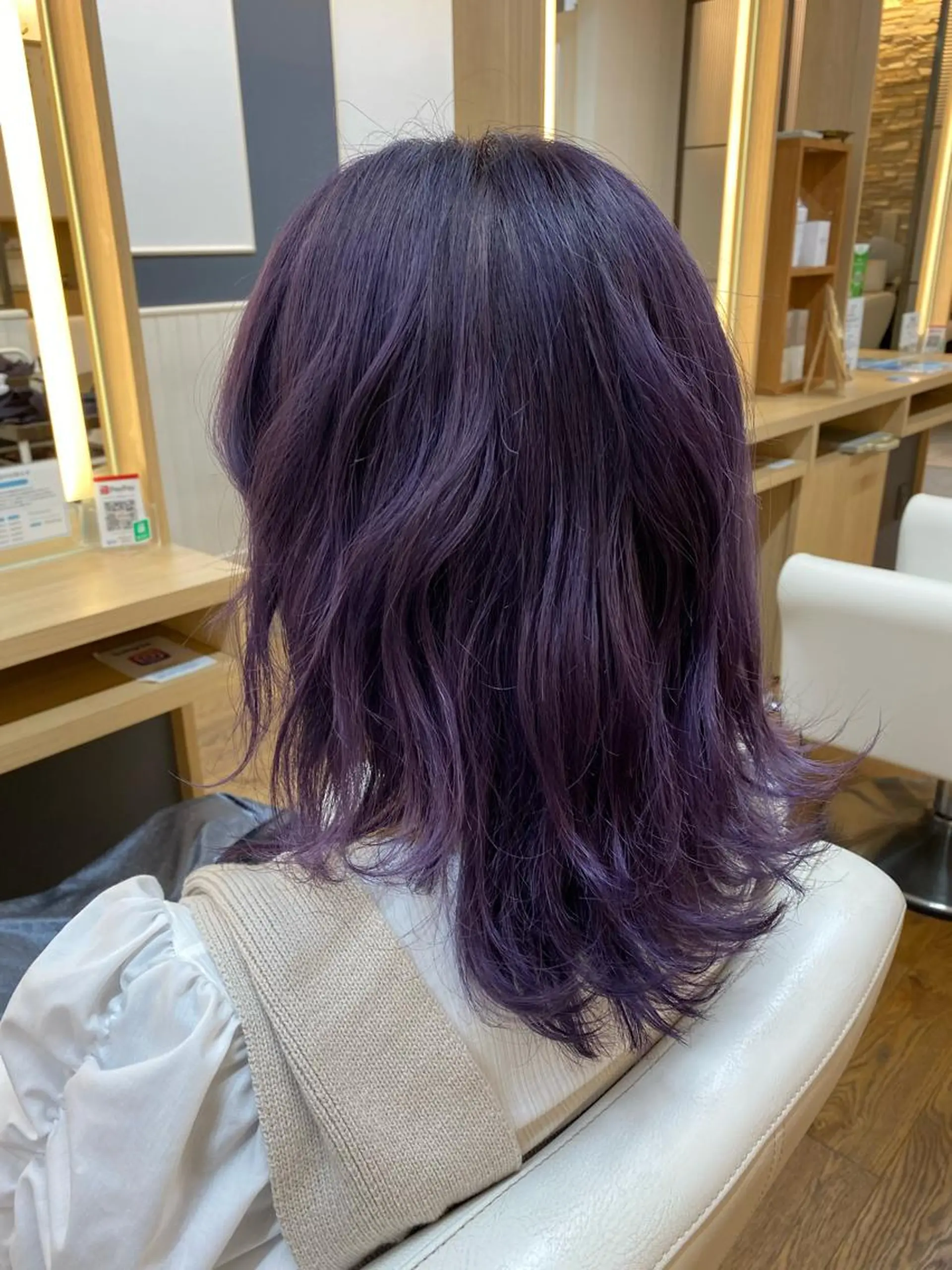 セミロング 韓国ヘア sasugaのヘアスタイル