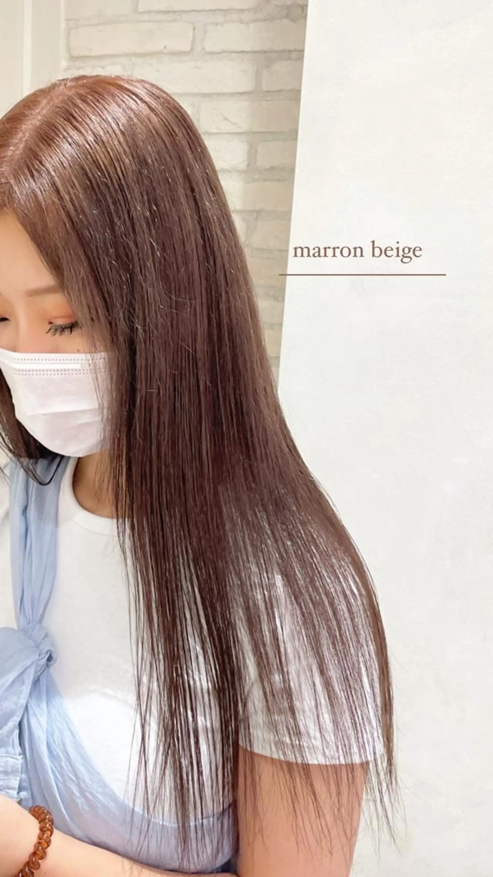 ロング カラー ベージュカラー エクステ/ハイトーン 🐏☁️miminaのヘアスタイル