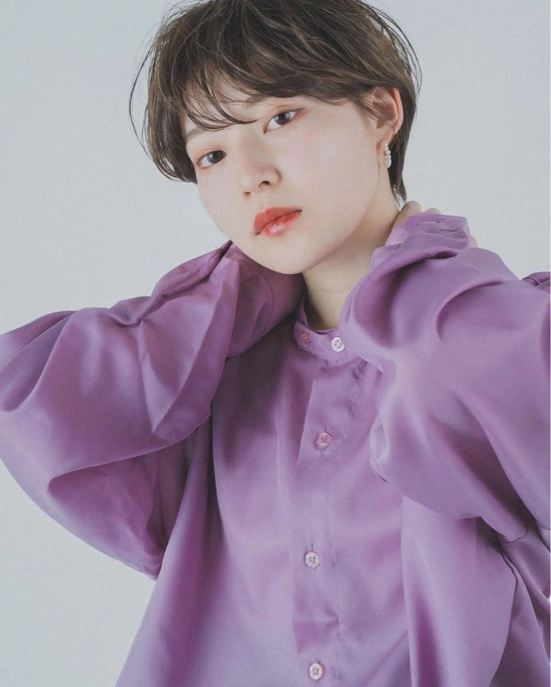 ショート カラー THE DAY所属・AKI HASHIMOTOのヘアスタイル