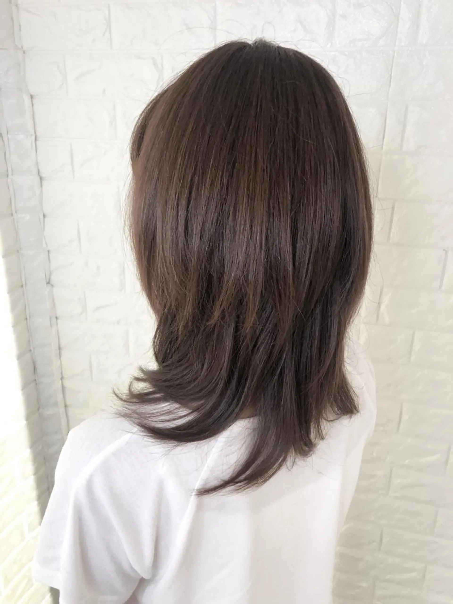 ミディアム 縮毛矯正/髪質改善 主税巧一のヘアスタイル