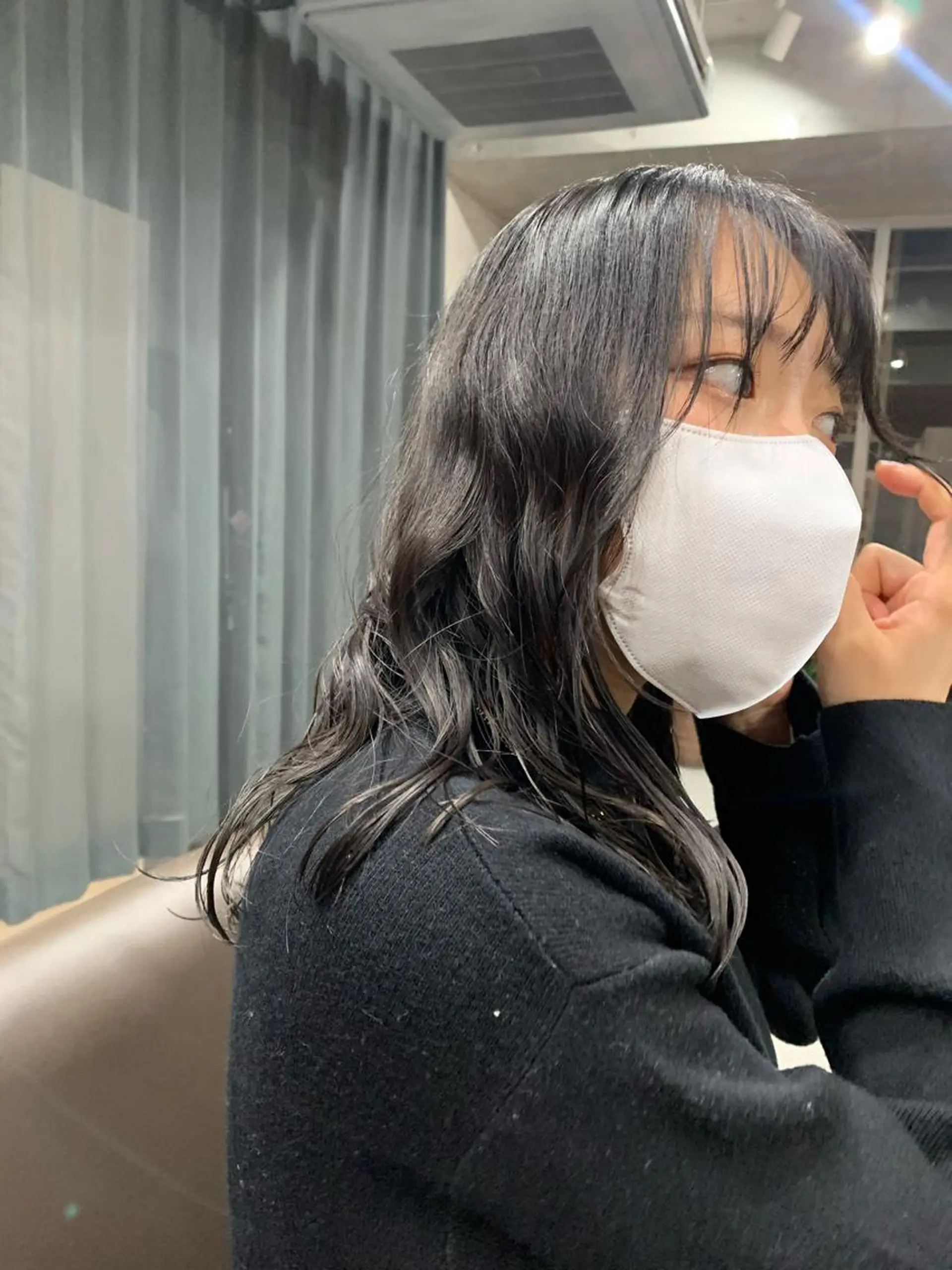 ミディアム ボブパーマコテ巻き風 パーマNo1深江秀平のヘアスタイル