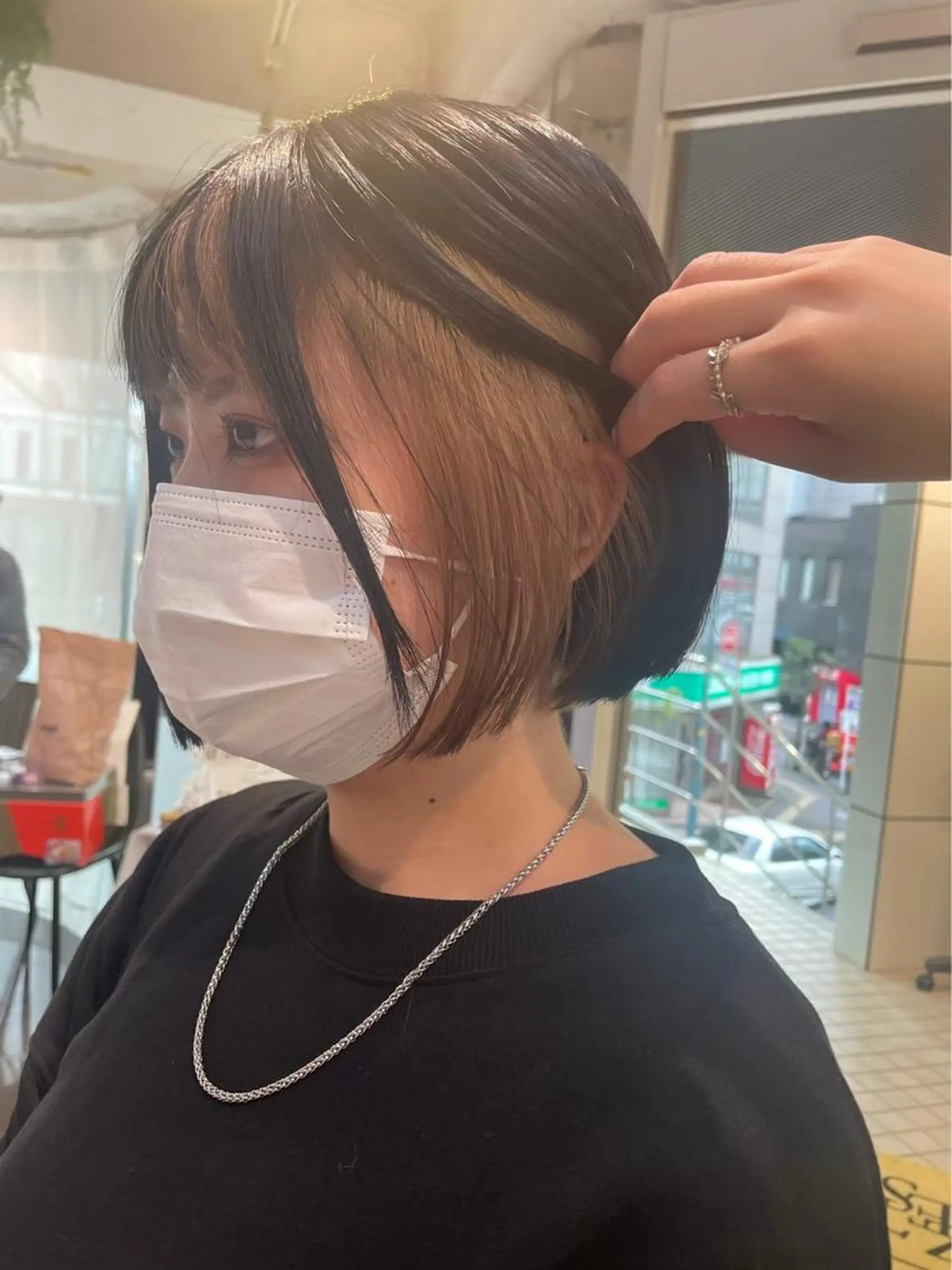 ミディアム 韓国風カラー 学生 髪質改善 韓国風ヘア トリートメント メンズスタイル Hitomi🐶のヘアスタイル