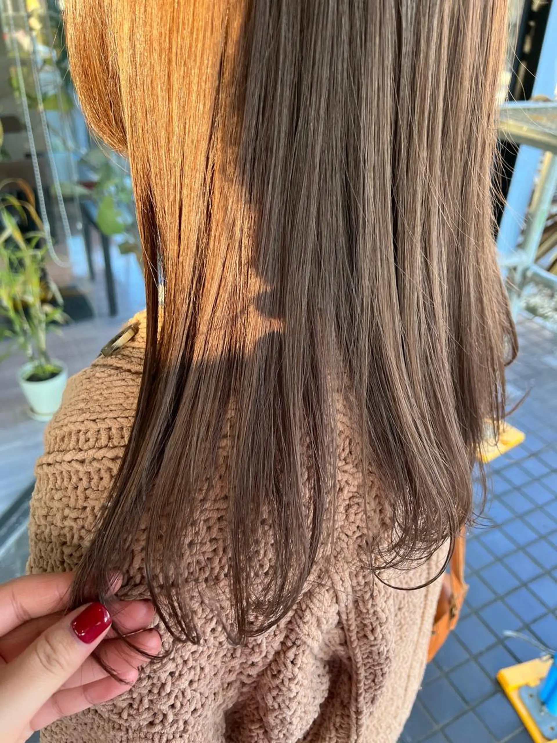 ロング カラー alu所属・alu yuinaのヘアスタイル