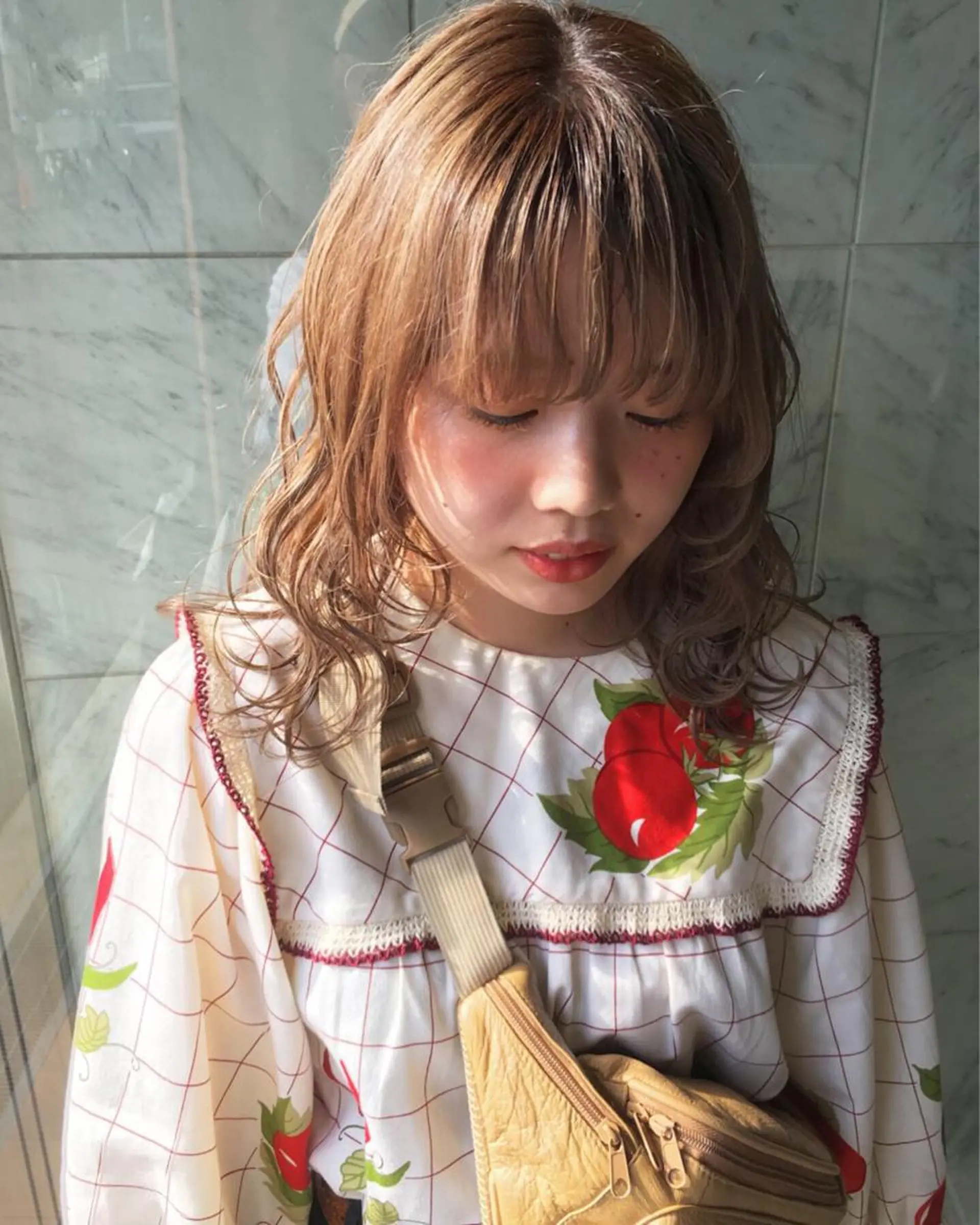 セミロング カラー 🧡色落ちまで2度綺 麗なカラー🧡ヨシキのヘアスタイル