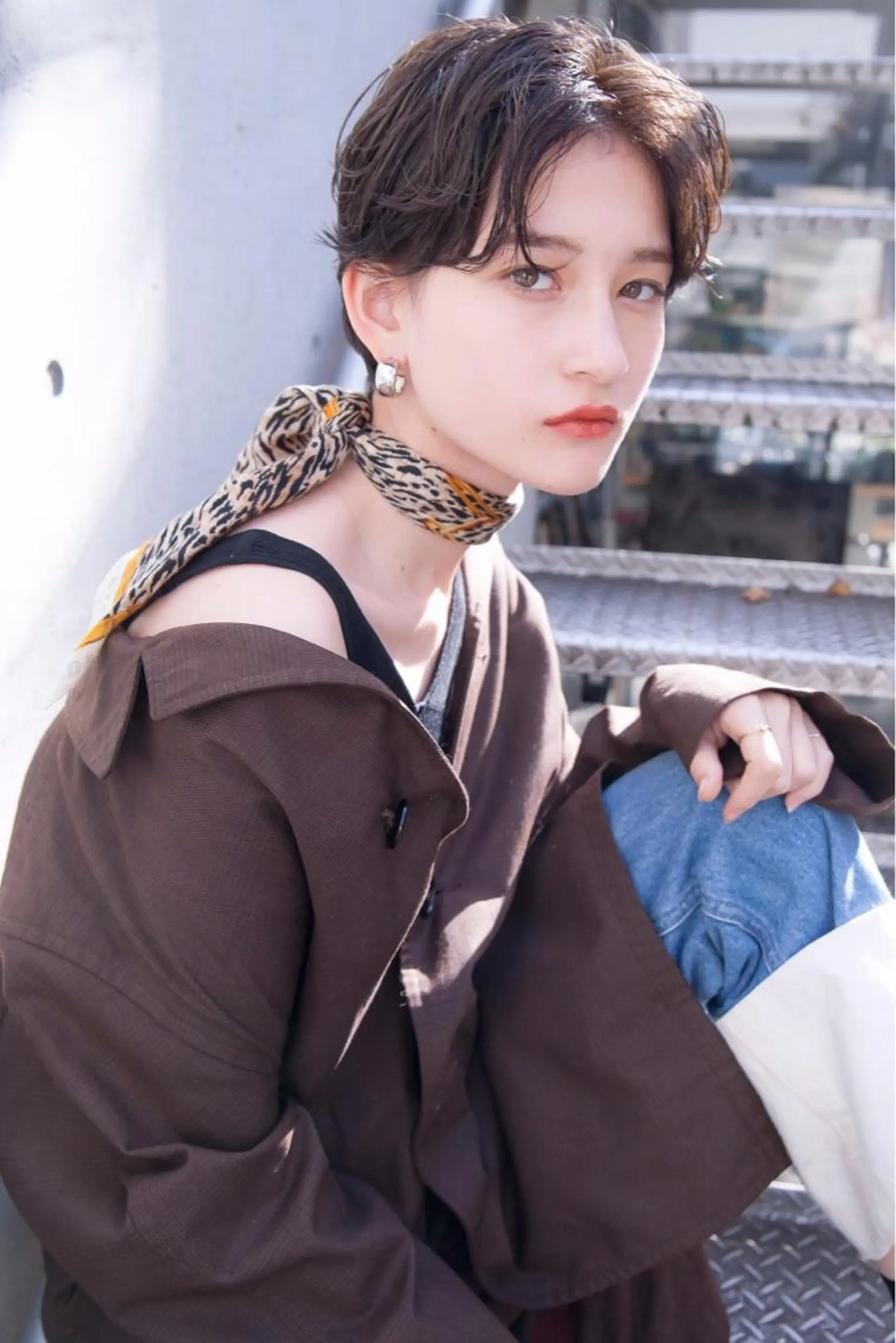 ショート カラー IVE所属・ダブルカラー🤍 髪質改善／原島のヘアスタイル