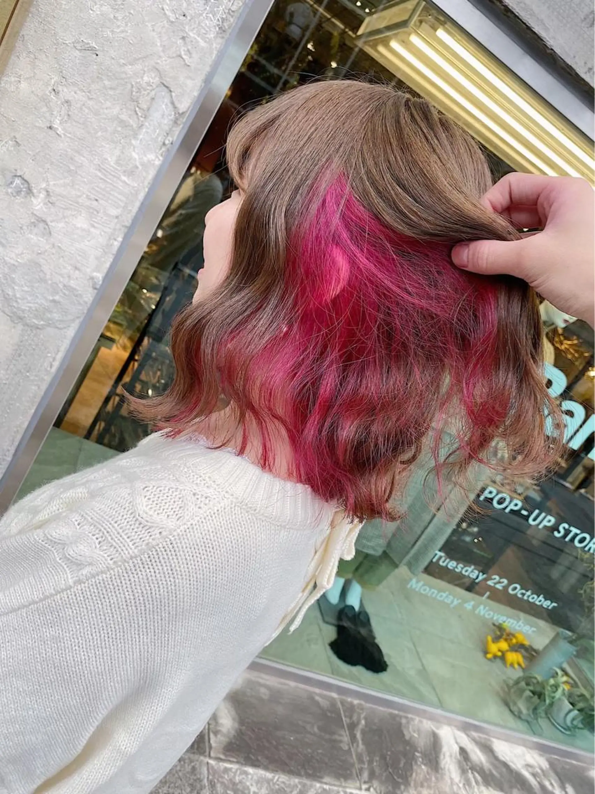 セミロング カラー🌈/カット /栄/misa👻のヘアスタイル