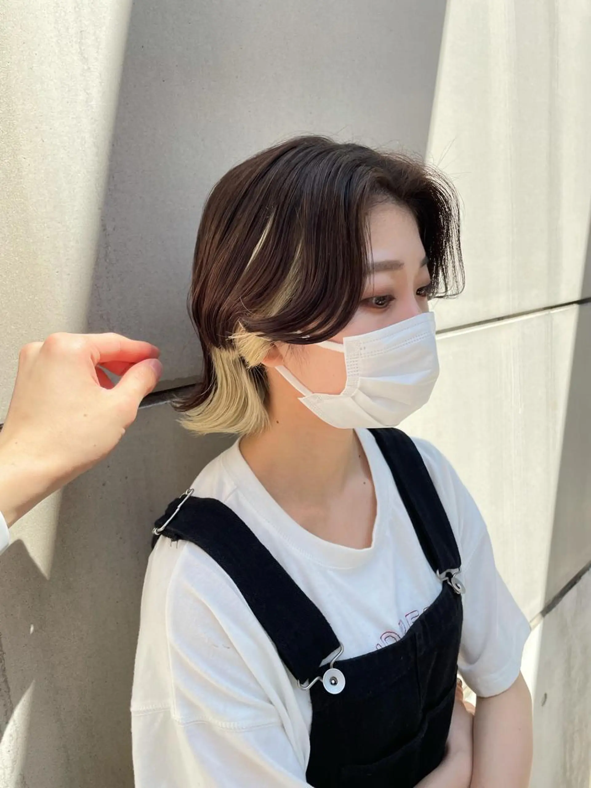 カラー レイヤーカット 岩谷流星のヘアスタイル