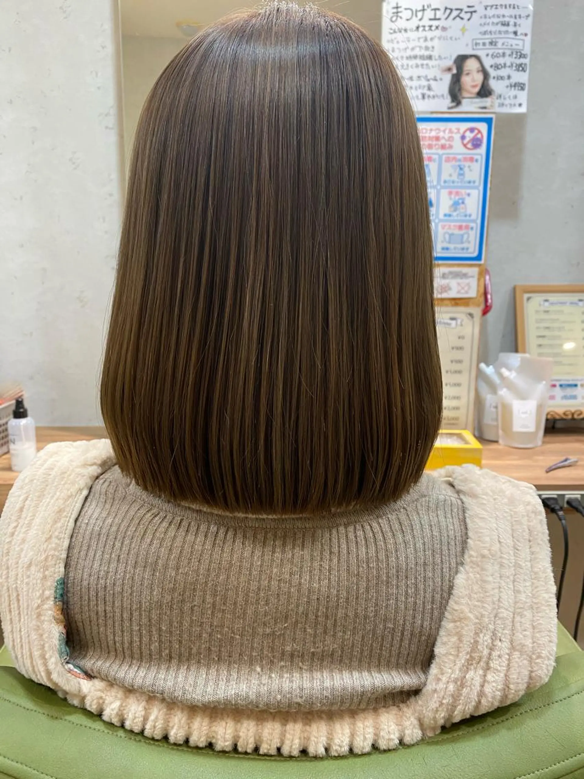 ミディアム カット 縮毛矯正 👾徐 涛👾のヘアスタイル