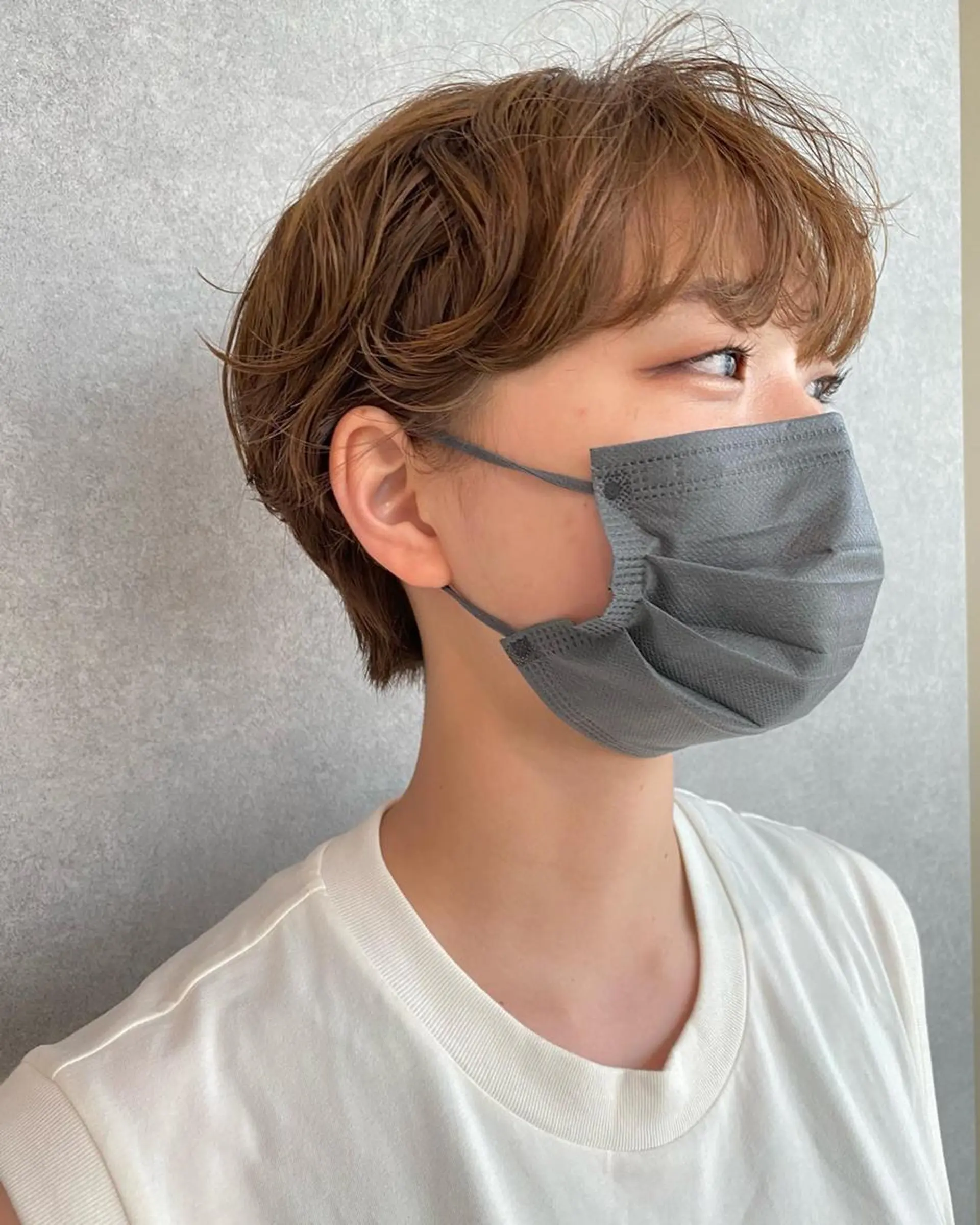 ショート カラー パーマ メンズ キッズ マツエク・マツパ Sanctuary with Eden所属・山本 銘子のヘアスタイル