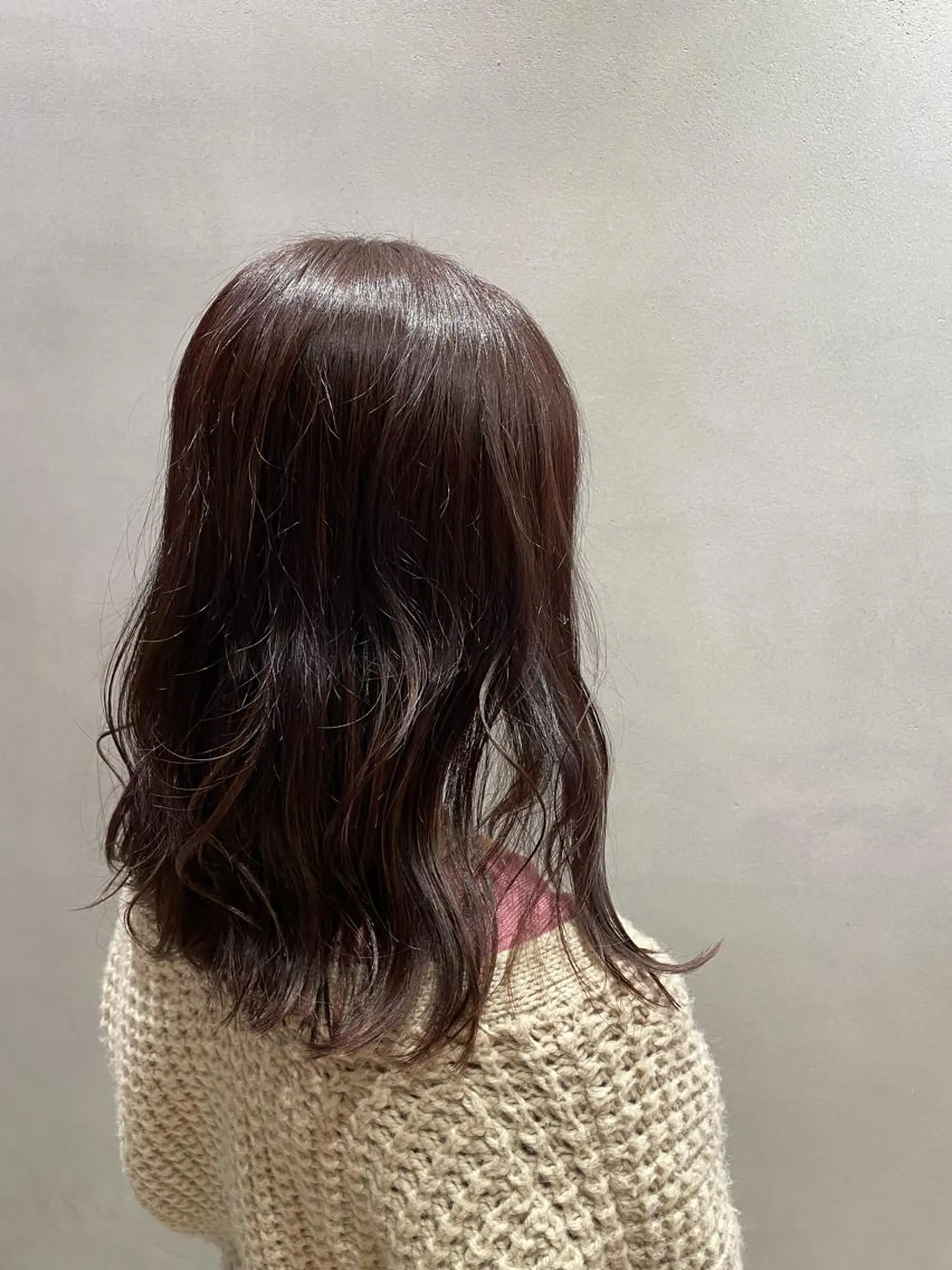 ロング カラー ラベンダーカラー 森 遥菜のヘアスタイル