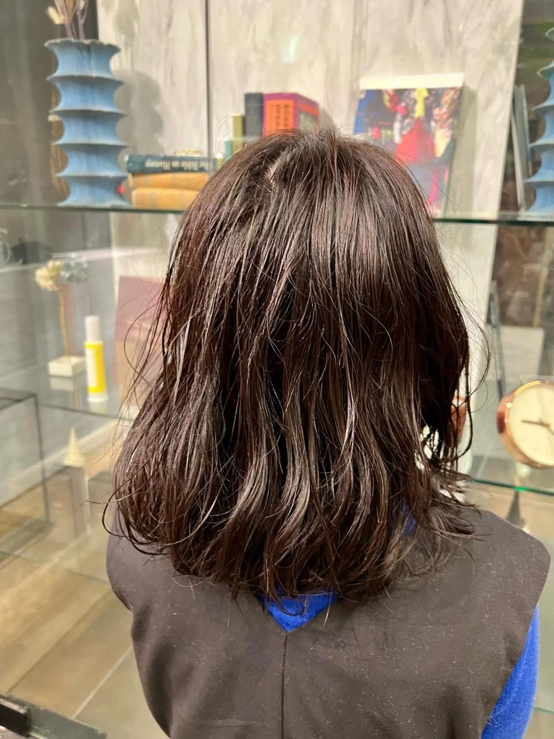 セミロング パーマ セミロングパーマ ROBBY所属・松井美樹/似合わせ ガーリー・韓国のヘアスタイル