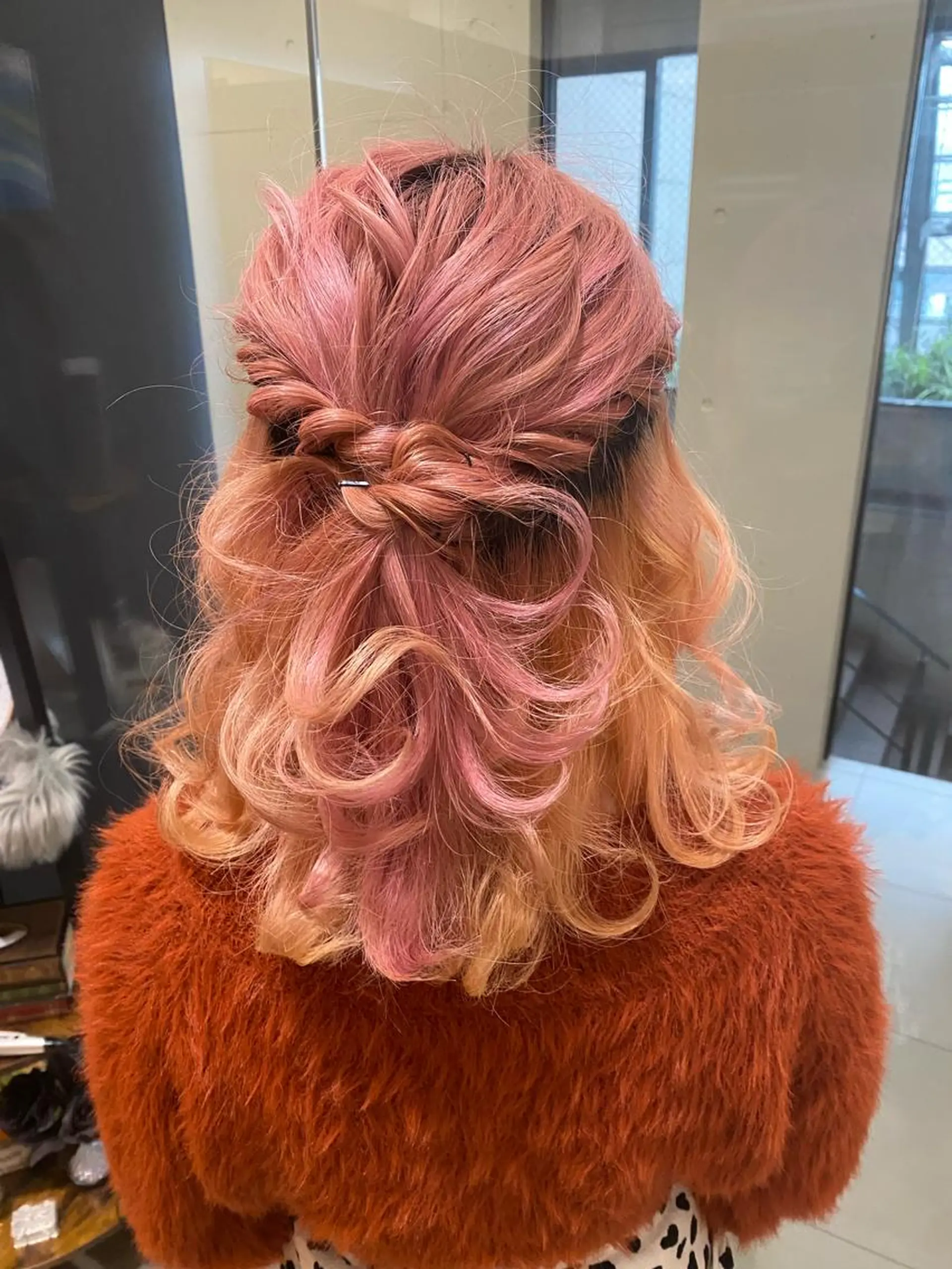 ミディアム ヘアアレンジ 田中 アキオのヘアスタイル