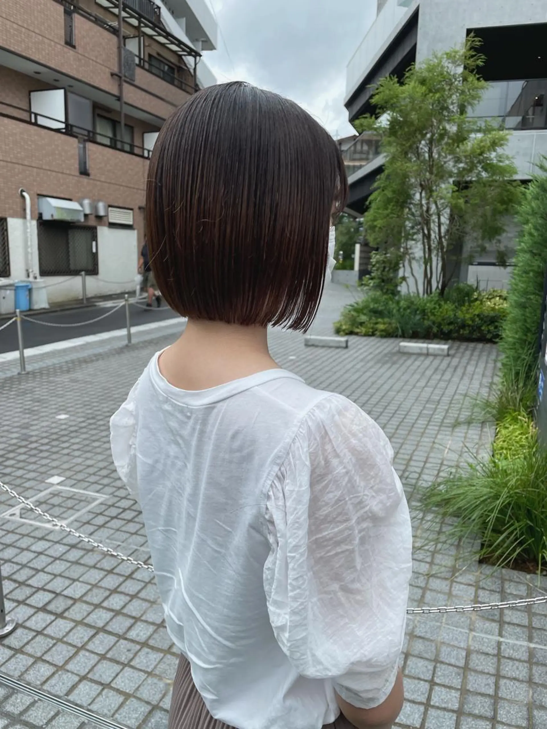 ショート カラー カット ヘアカラー トリートメント パーマ/透明感カラー /ボブ/吉田一生のヘアスタイル