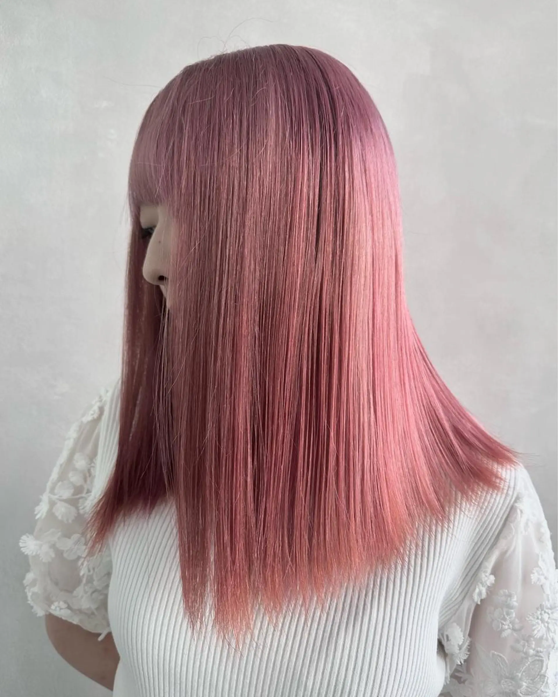 ロング カット ヘアカラー トリートメント ハイトーン/ショート /akane🐰♥️のヘアスタイル