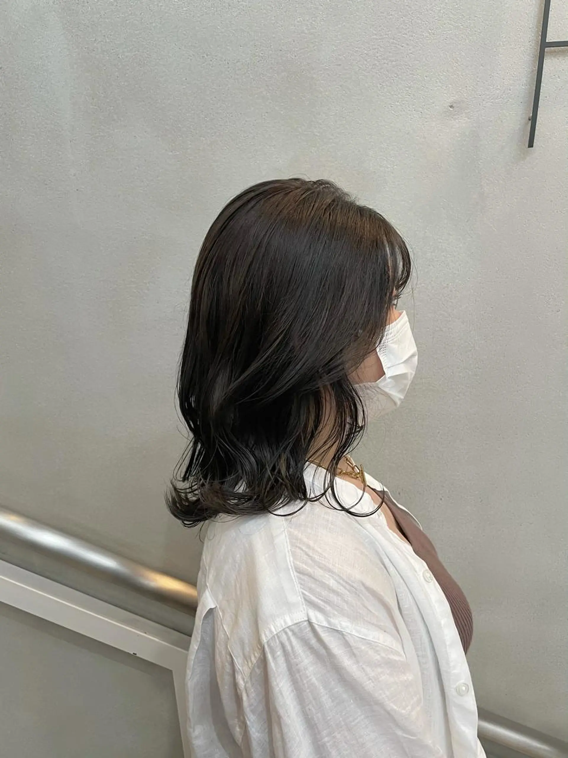 ミディアム カラー グレージュ 沖縄/ヘアアレンジ /ナカノのヘアスタイル