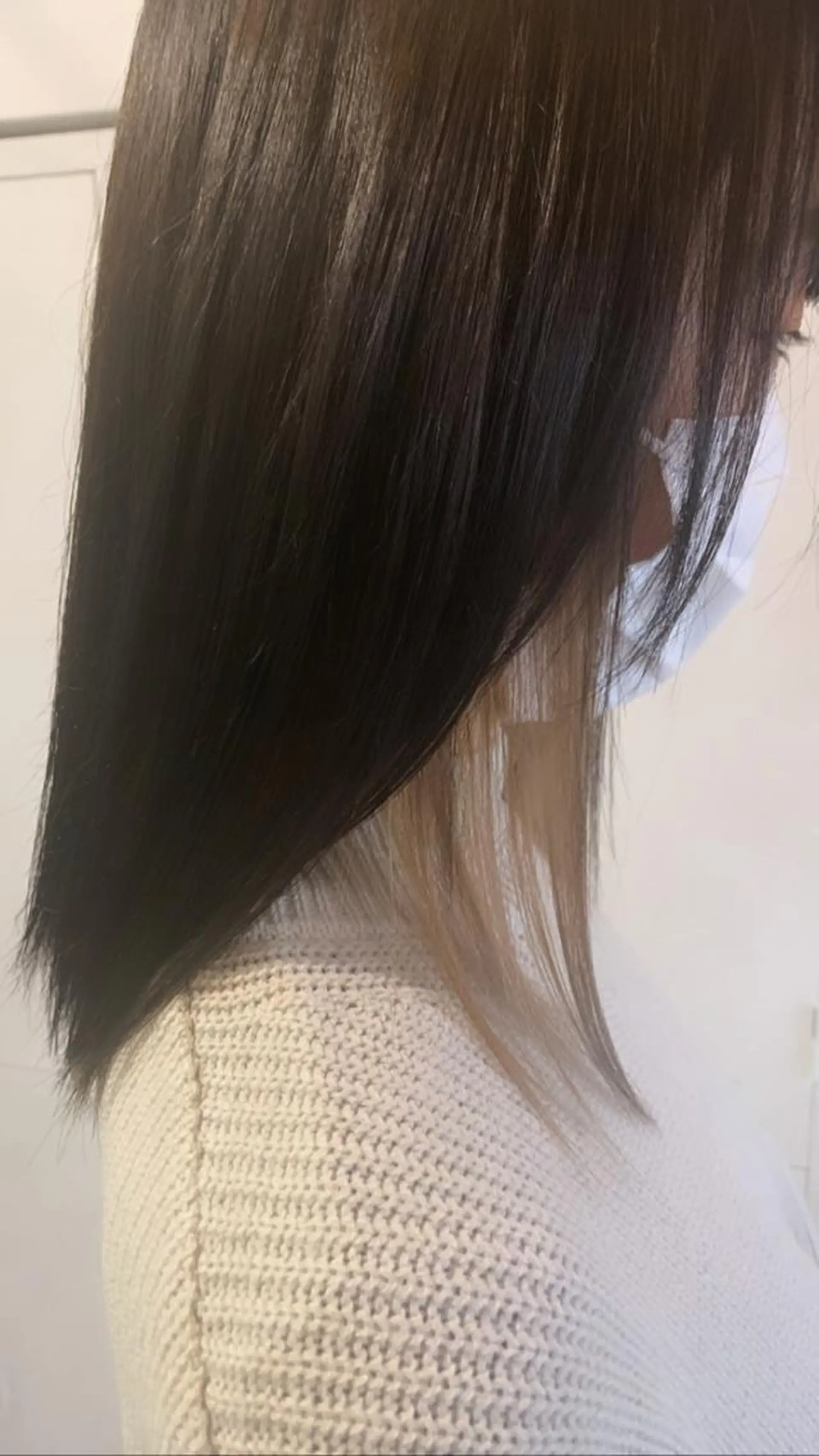 ミディアム FRAME+spa&hair roomなんば駅前店所属・🌸MAYU🌸 ハイトーン➕レイヤーのヘアスタイル