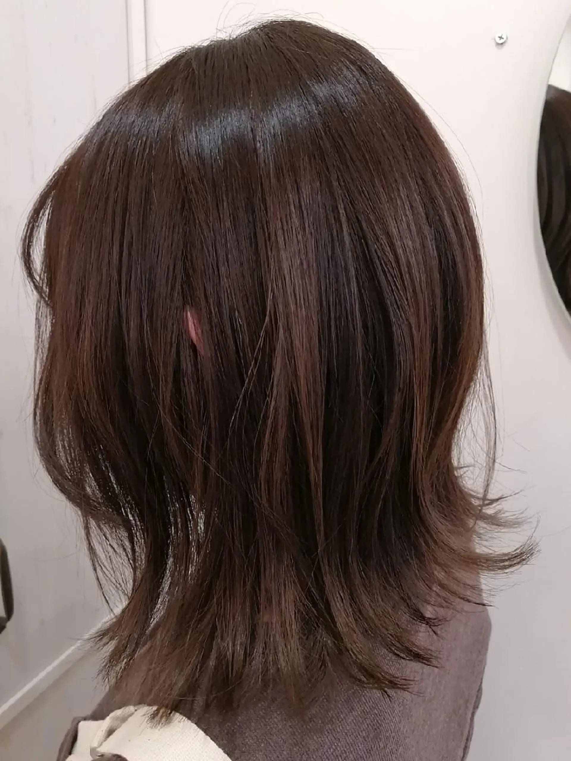 ミディアム カラー ✨METEO導入店✨ 髪質改善×縮毛矯正のヘアスタイル