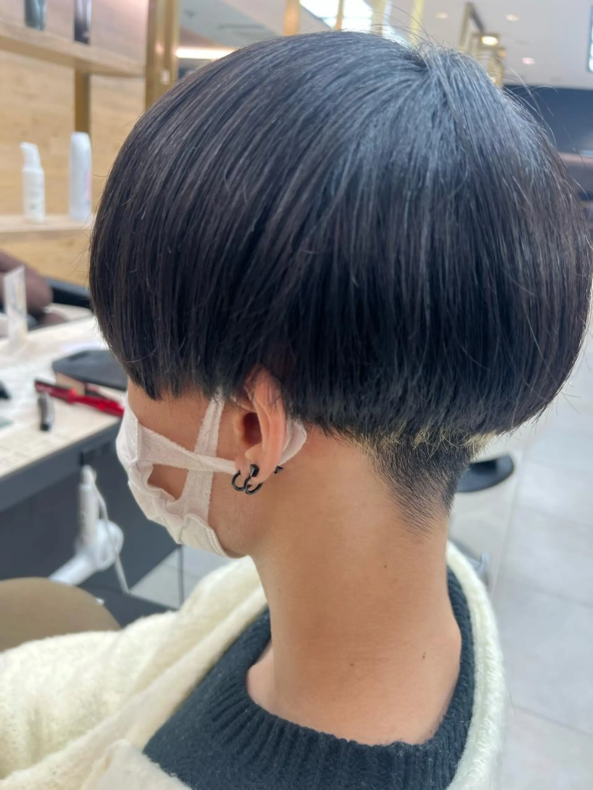 メンズ メンズ韓国風 マッシュ カット ヘアセット 古山 侑東 /メンズパーマのヘアスタイル