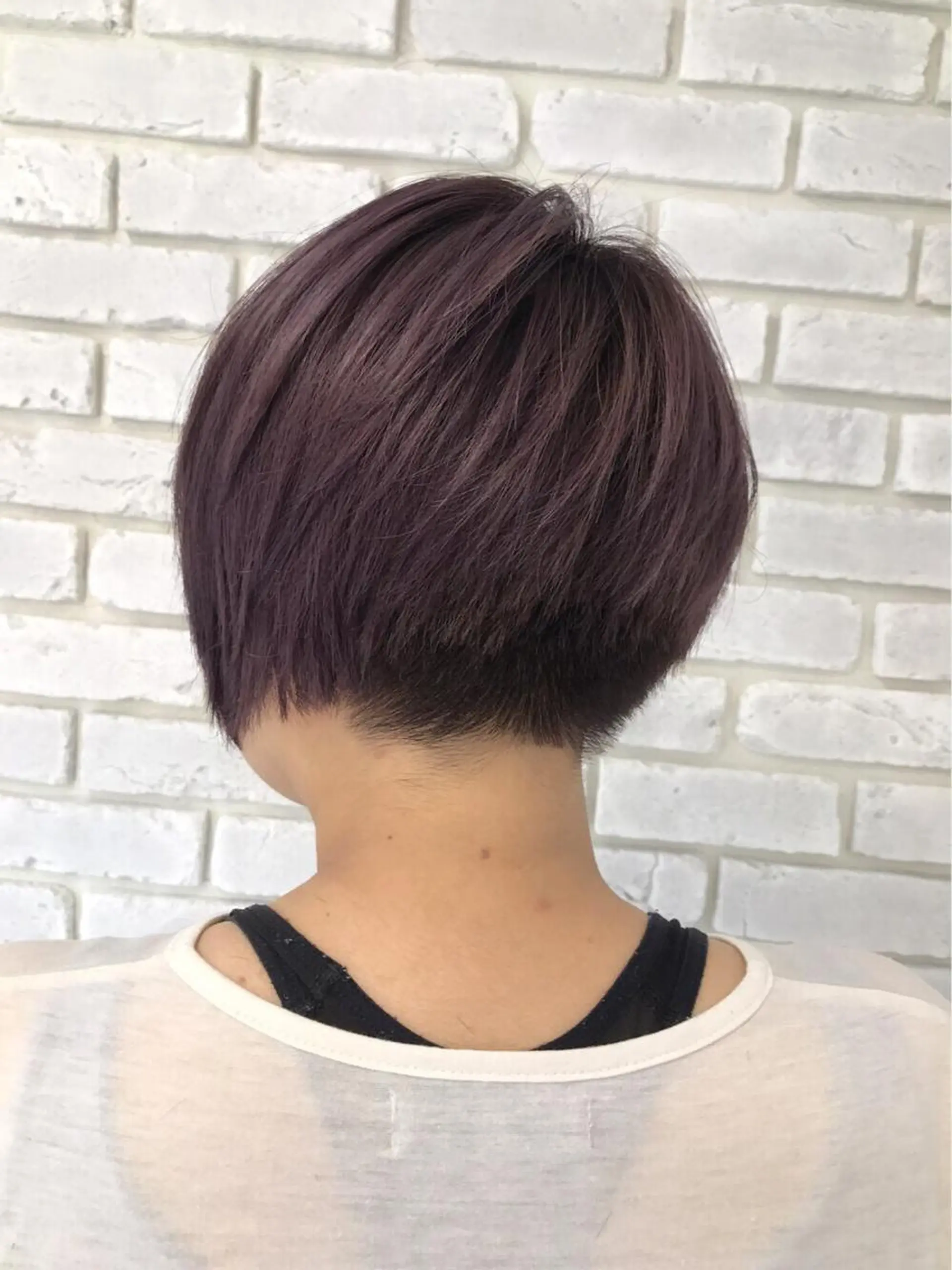 ショート カラー ベリーショート ラベンダーカラー ショートヘア レイヤーカット🪽 MARINA🦩のヘアスタイル