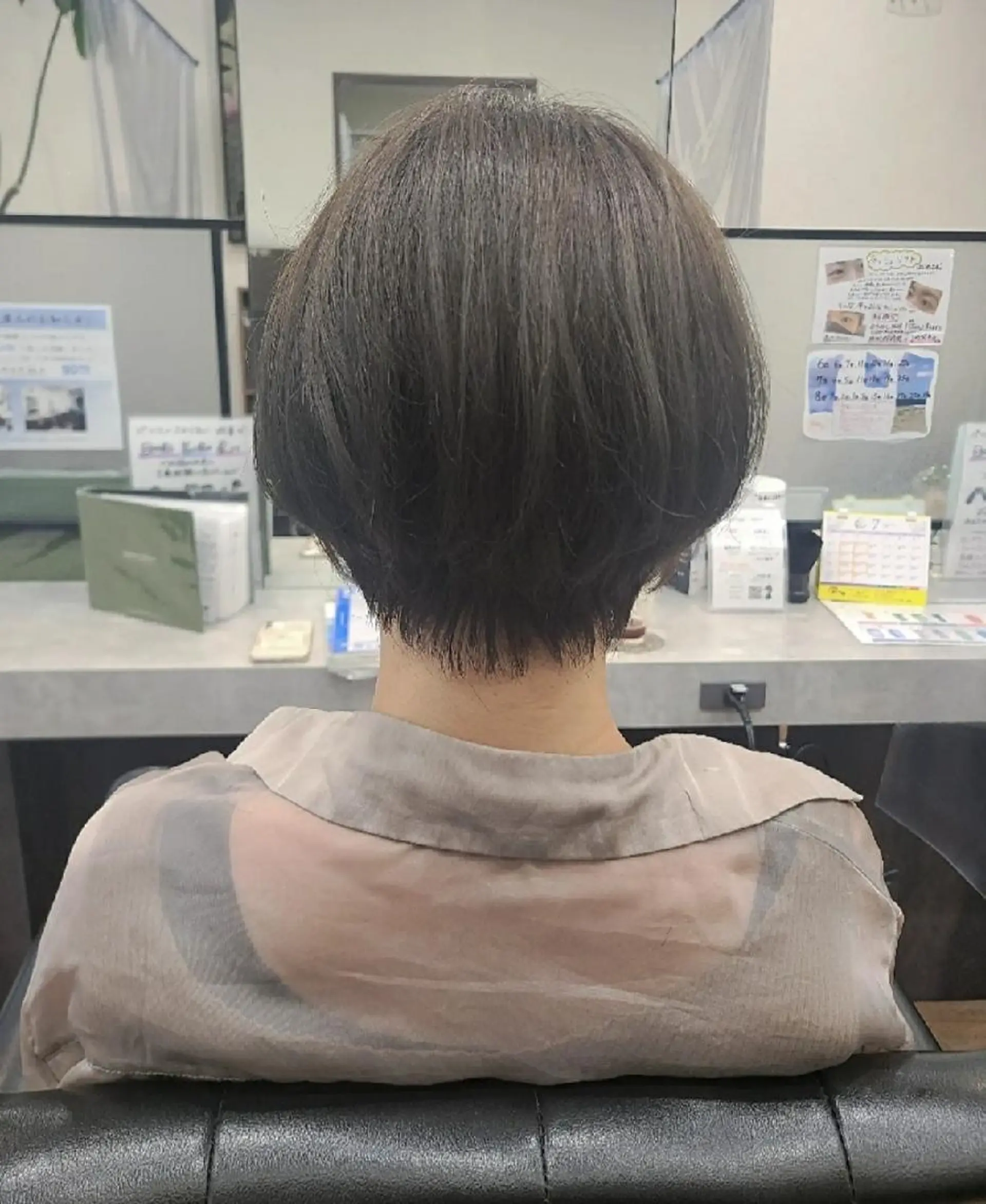 ショート カラー ショートヘア カット トリートメント 関口 友菜のヘアスタイル