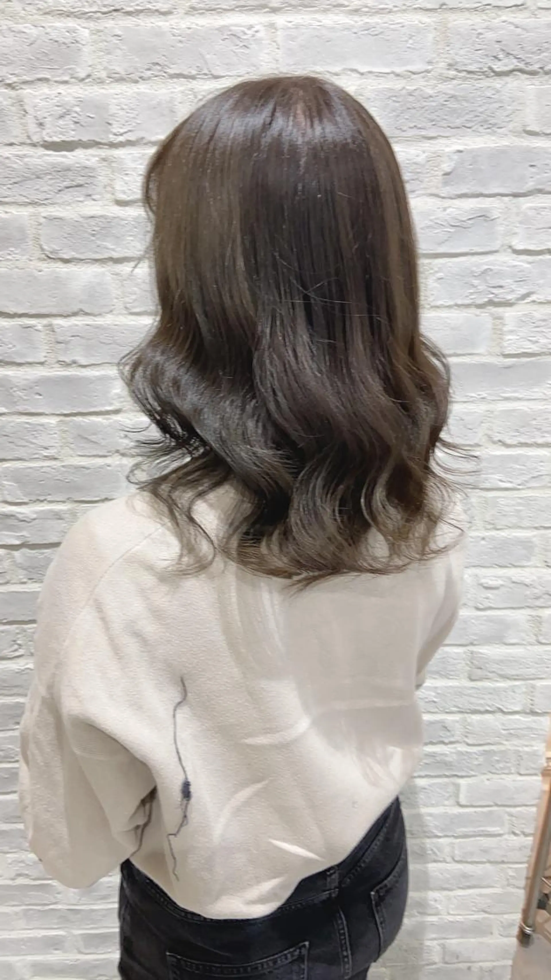 セミロング カラー カット ヘアカラー トリートメント 韓国/色気/レイヤー /avance天王寺のヘアスタイル