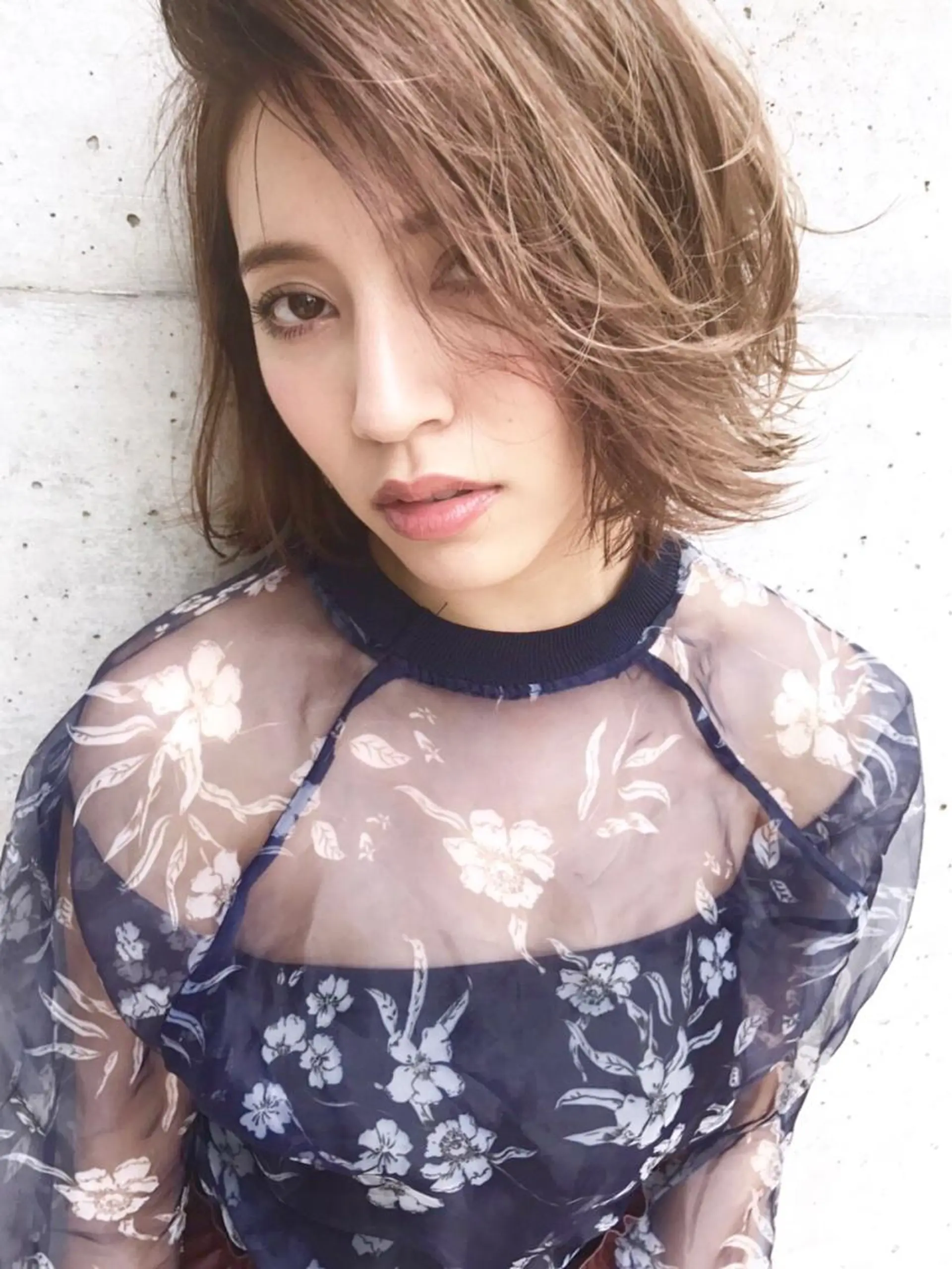 ミディアム カラー moana surfriderのヘアスタイル