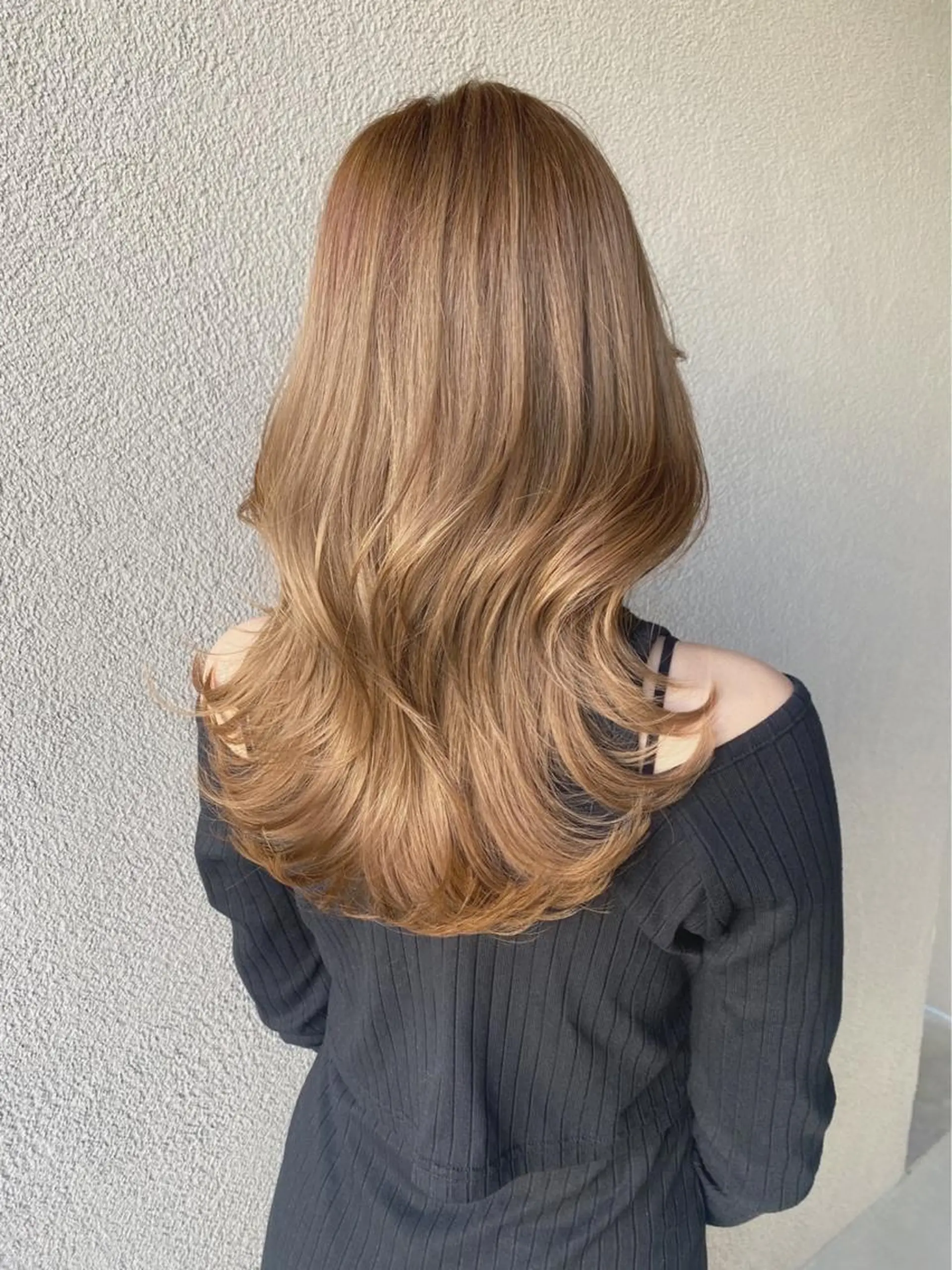 ロング カラー 🥇KEN /レイヤー/艶カラーのヘアスタイル