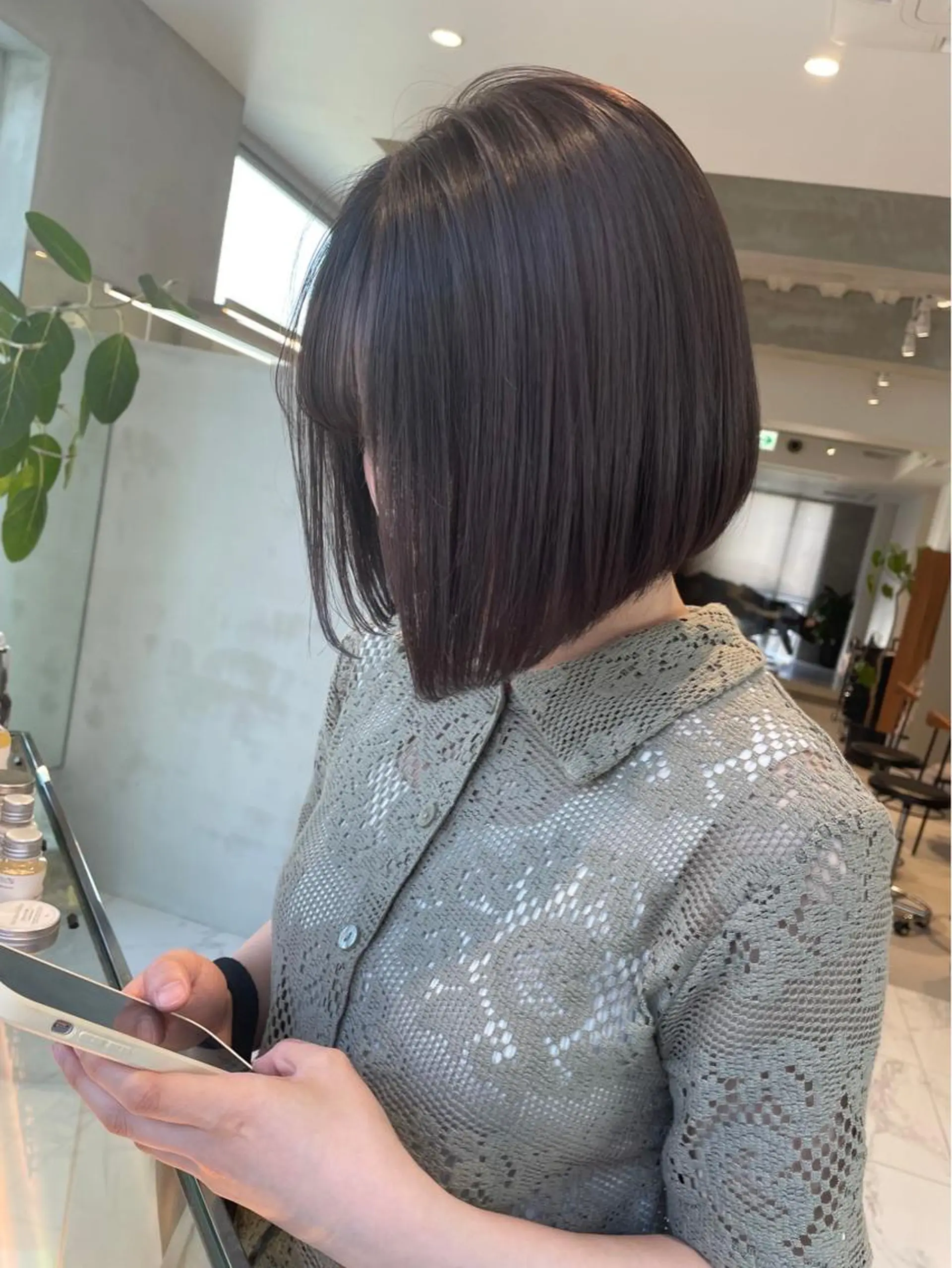 ミディアム 入学式 卒業式のヘアスタイル 透明感モテ艶髪カラー Gallicaイリサのヘアスタイル