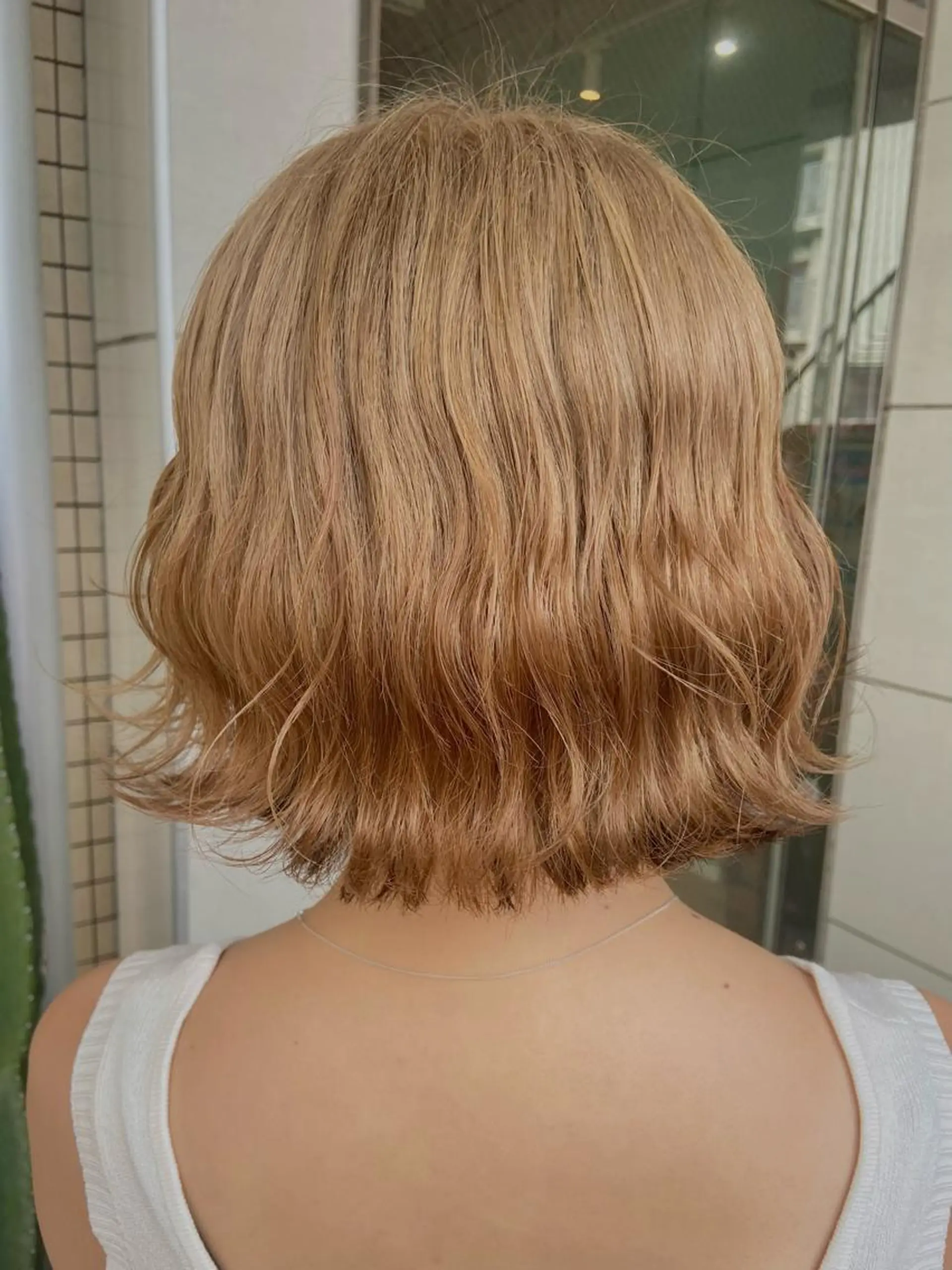 ショート カラー ヘアカラー トリートメント 🧸プルエクステ❤︎ ネイルKAO🧸のヘアスタイル