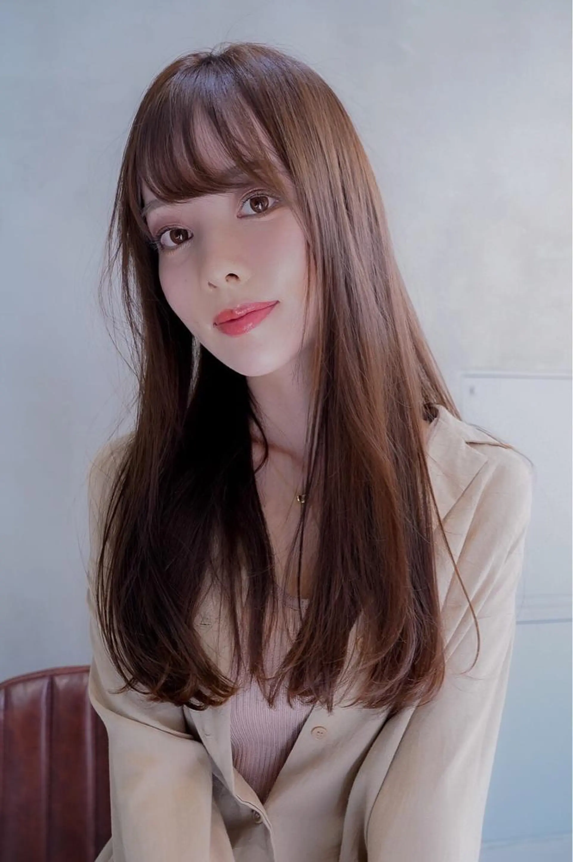 ロング カラー サイエンスアクア/艶 髪/レイヤー/清水のヘアスタイル