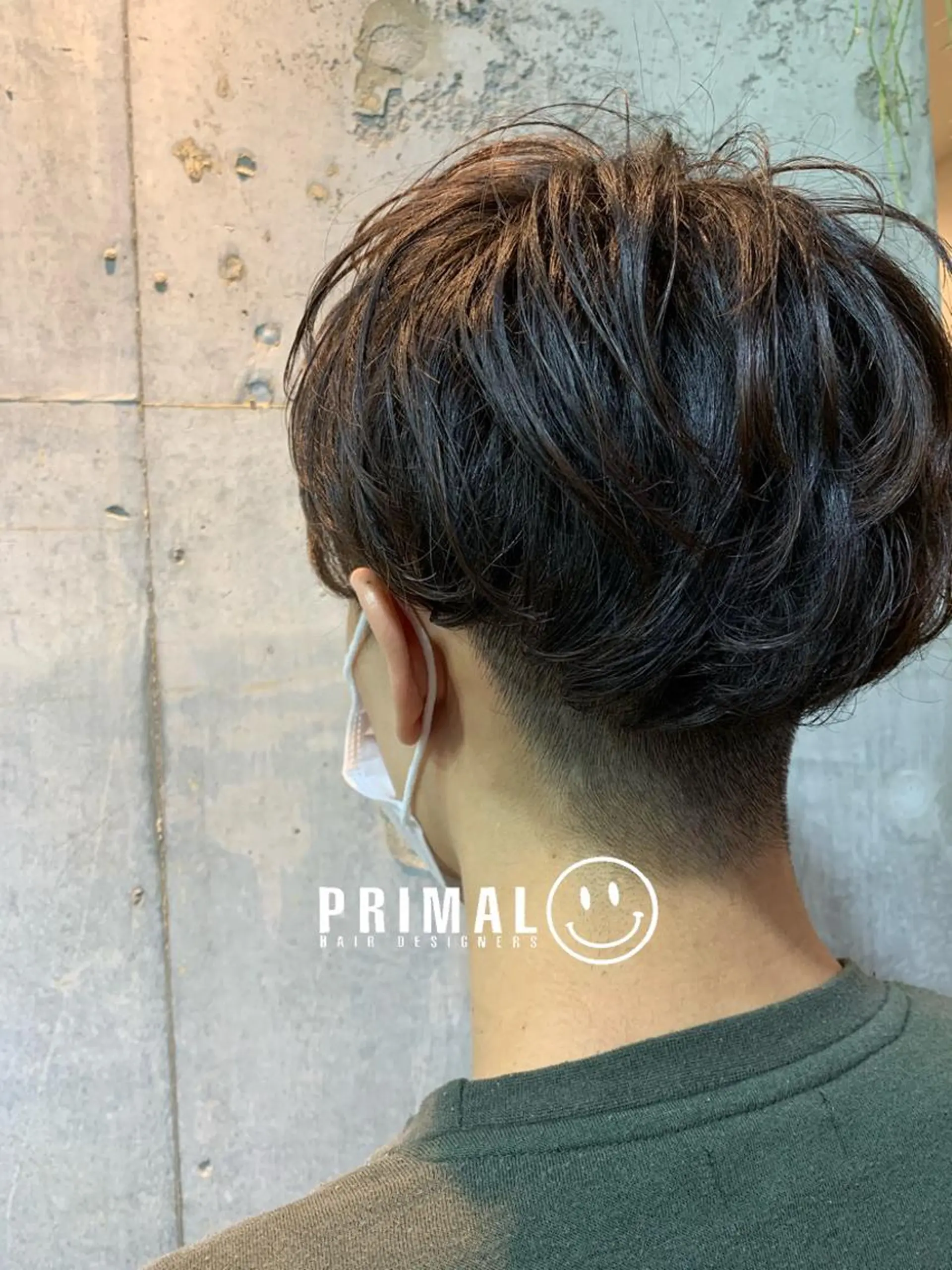 ショート メンズ カット パーマ 佐瀬竜矢PRIMAL /portのヘアスタイル