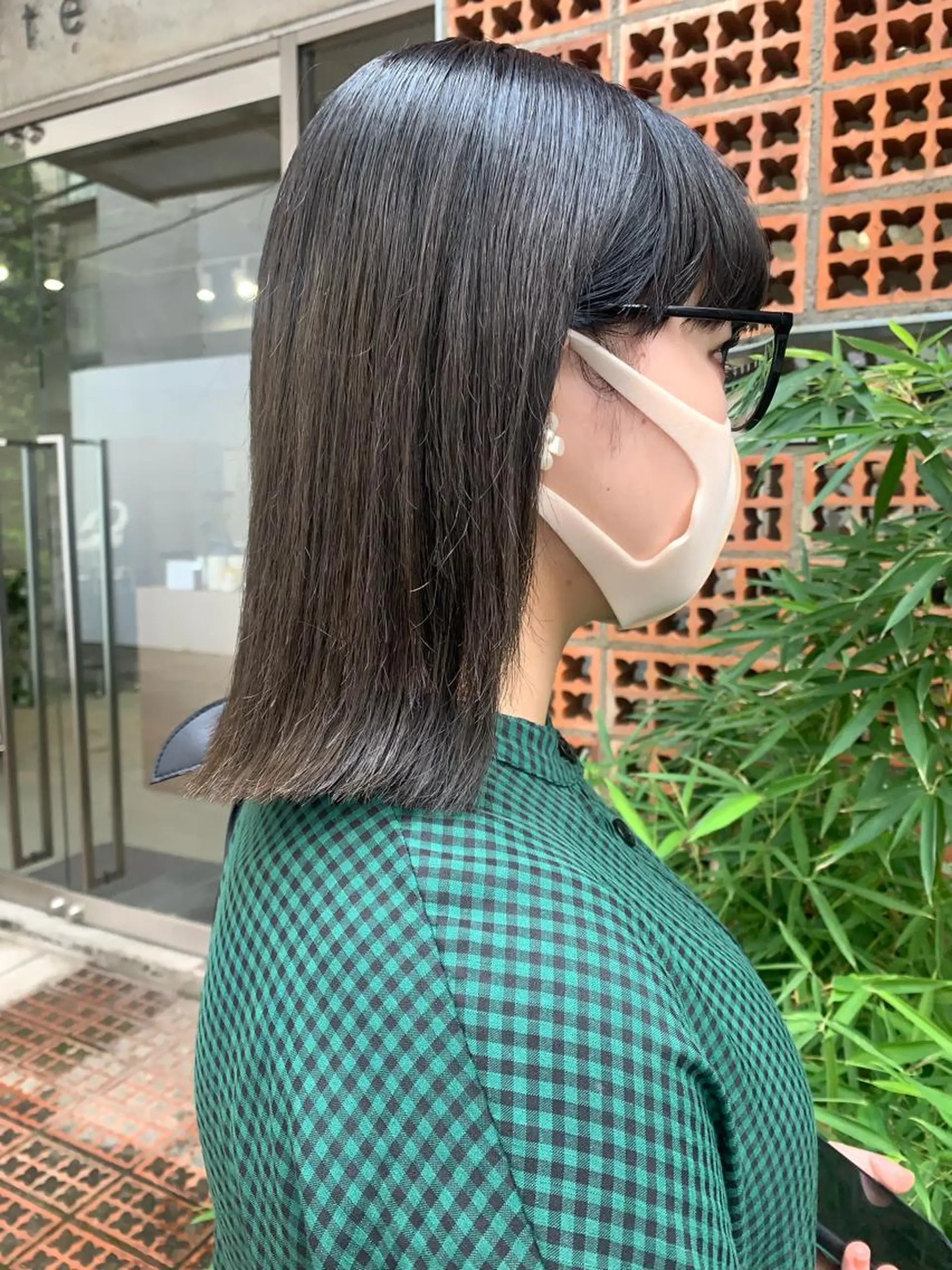 カラー ボブパーマコテ巻き風 パーマNo1深江秀平のヘアスタイル